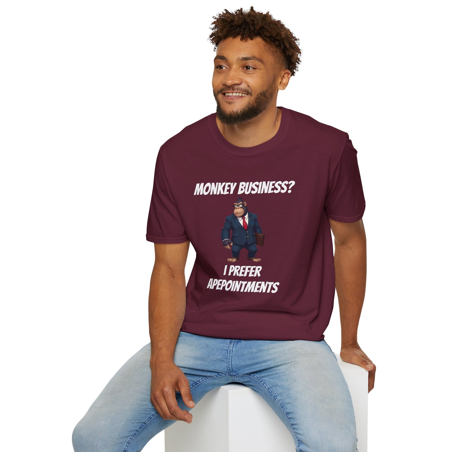 Apeointments Only β Funny Business Gorilla T-Shirt