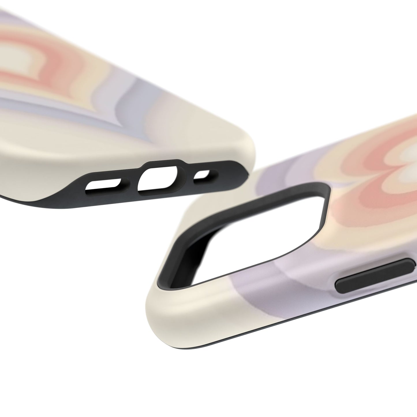 Radiant Heart iPhone Case - Pastel Layered Design - Cute Y2K Aesthetic Gift
