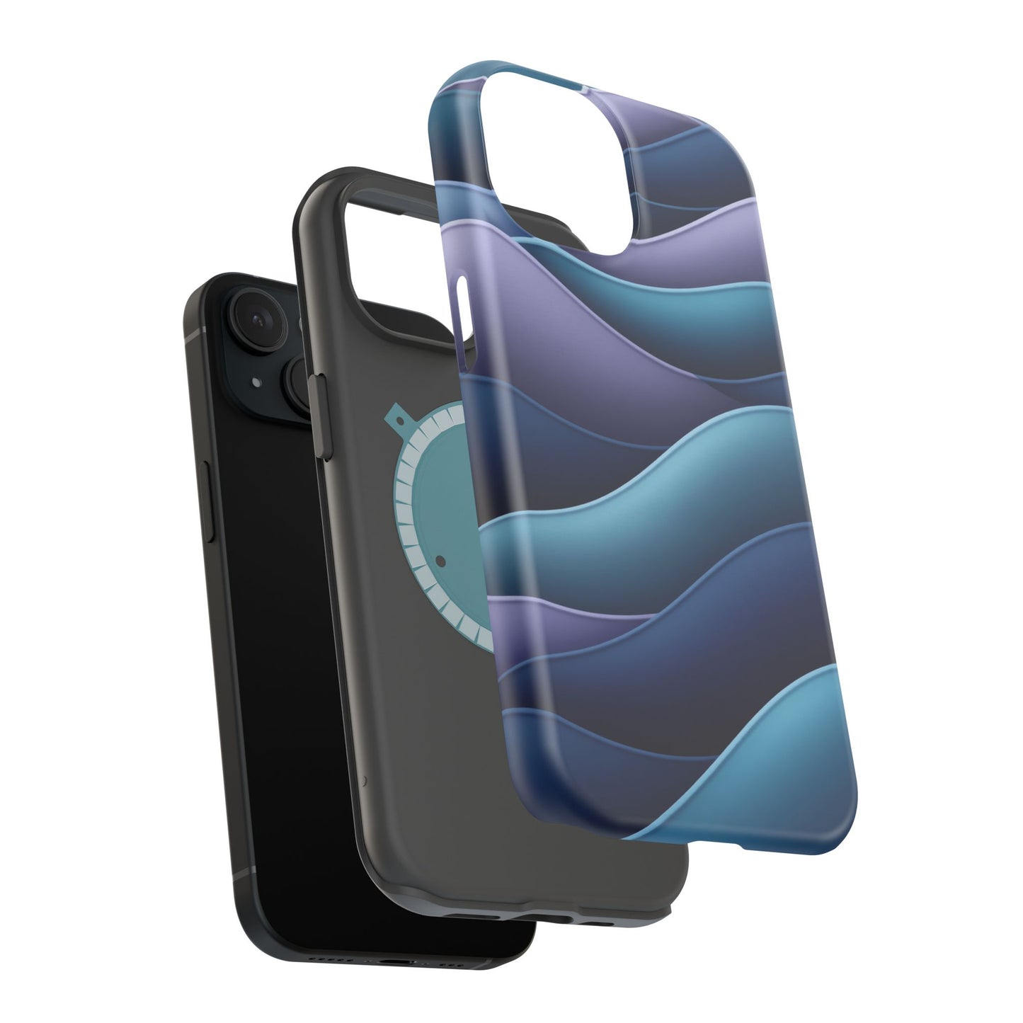 Ocean Wave Phone Case - Blue Aesthetic iPhone Case, Deep Sea Gift Idea, Trendy Water Vibes