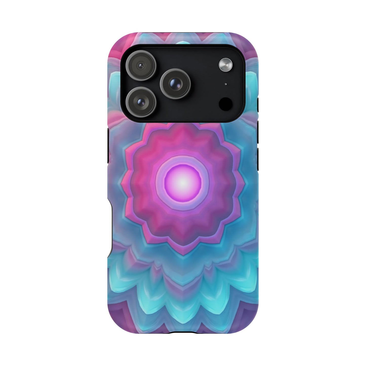 Cosmic Bloom iPhone Case - Galaxy Floral Design, Aesthetic Gift Idea
