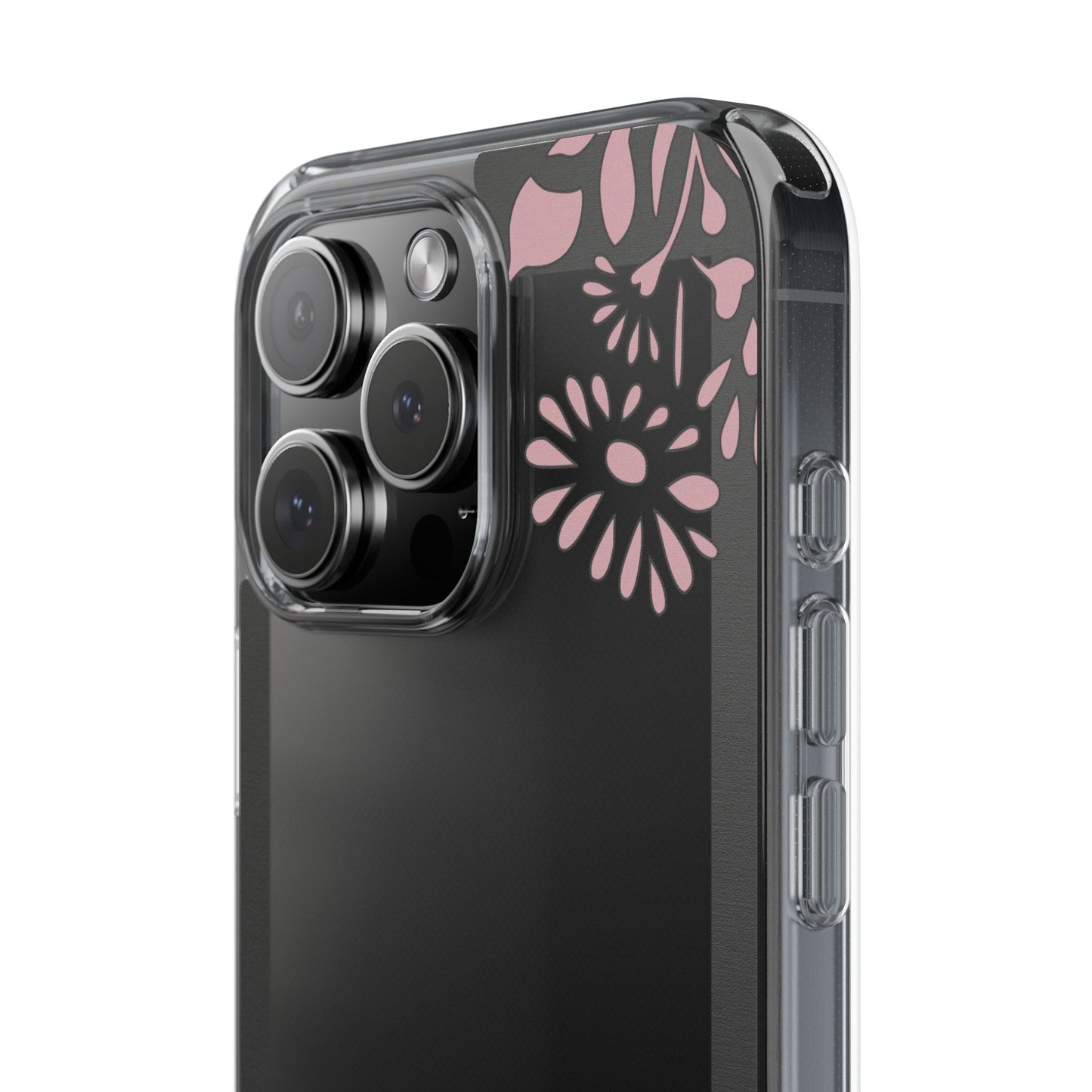 Elegant Floral Clear Phone Case β Minimalist Chic Protection