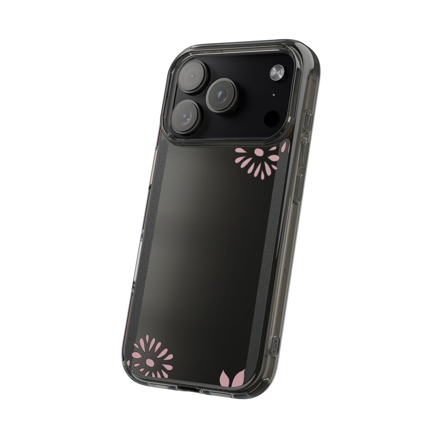 Elegant Floral Clear Phone Case β Minimalist Chic Protection