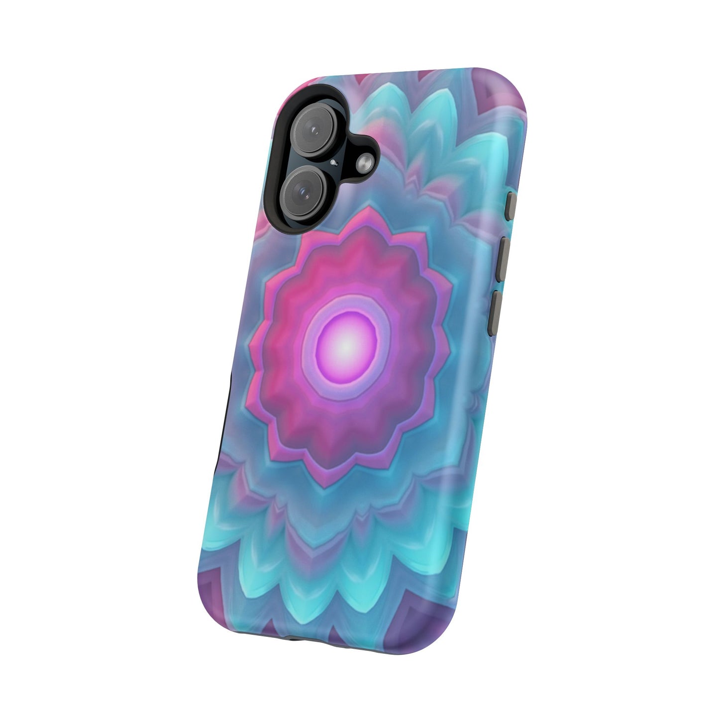 Cosmic Bloom iPhone Case - Galaxy Floral Design, Aesthetic Gift Idea
