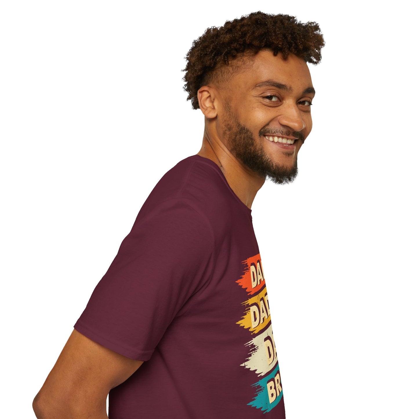 "Dada Daddy Dad Bruh" Funny & Sassy Graphic Tee β Quirky Dad Joke T-Shirt for Playful Fathers, Hilarious Dads & Confused Kids
