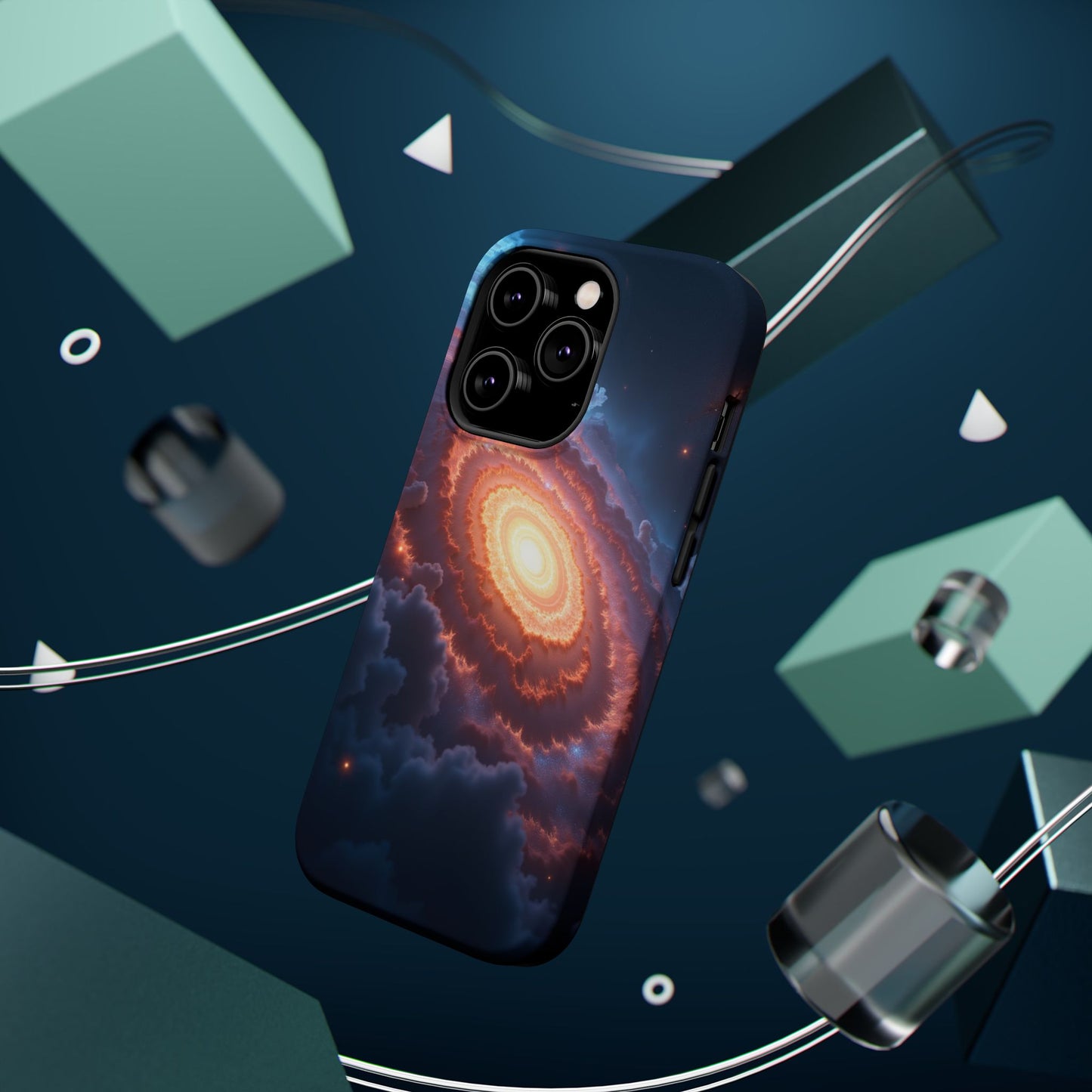 Inferno Spiral Phone Case for iPhone | Bold Aesthetic Slim Protective Cover