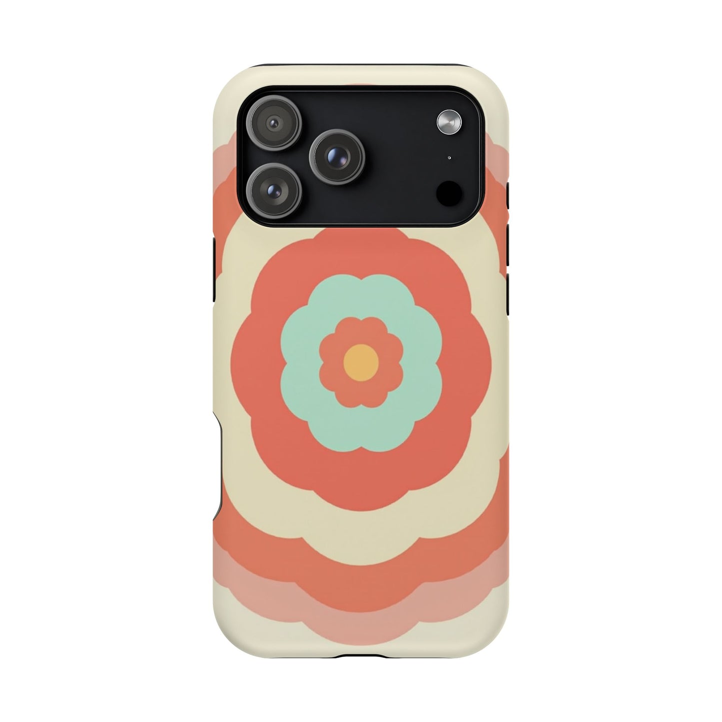 Cute Flower Phone Case - Pastel Aesthetic iPhone Case, Kawaii Gift Idea, Retro Floral Design