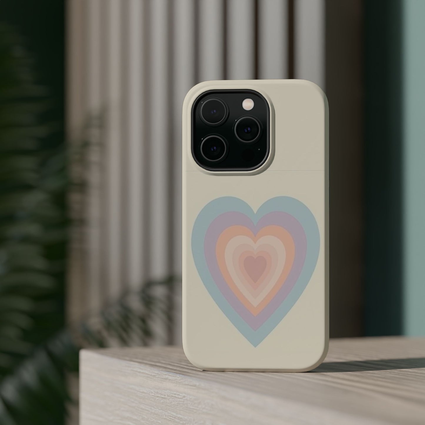 Pastel Heart iPhone Case - Retro Aesthetic Y2K Gift - Cute Phone Accessories