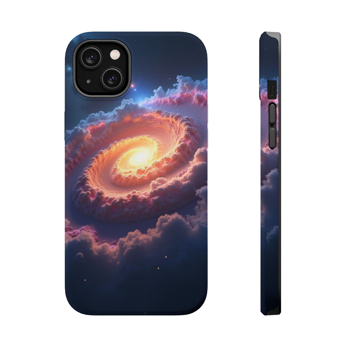 Ethereal Spiral Galaxy Phone Case for iPhone | Dreamy Aesthetic Slim Protective Cover