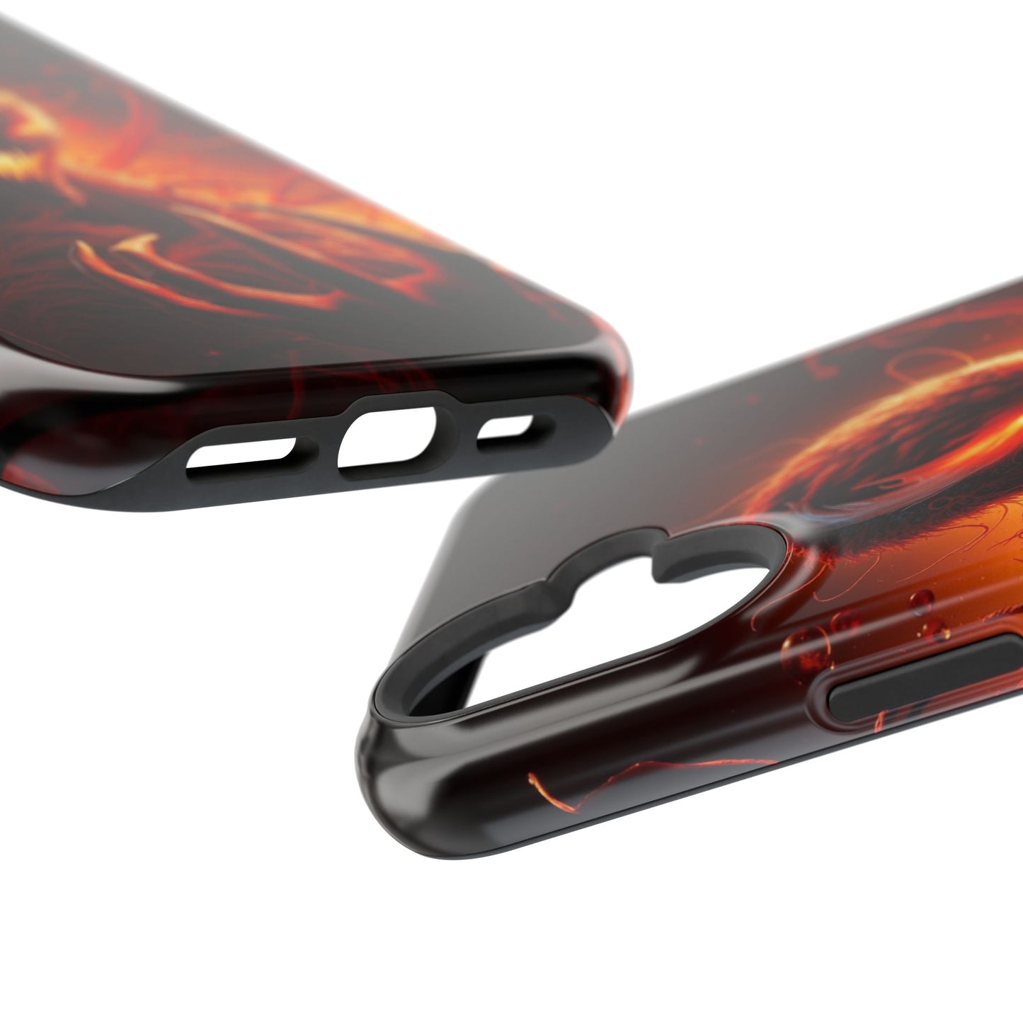 Fiery Alien Phone Case - Aesthetic iPhone Case | Sci-Fi Art Design | Gifts for Him | Unique Phone Accessories
