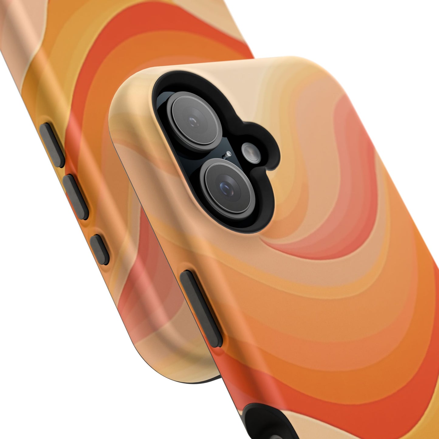 Retro Wave Phone Case - 70s Inspired Aesthetic | Orange Gradient iPhone Case | Gifts for Her | Vintage Style Sun Design