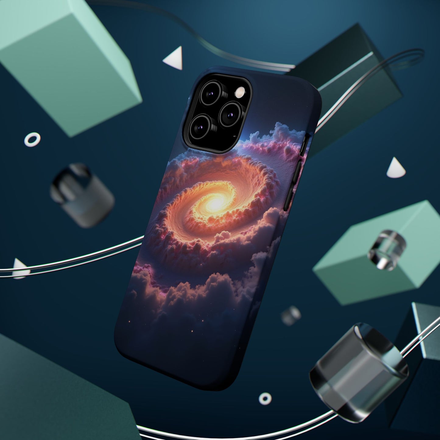 Galaxy Phone Case - Stellar Bloom Nebula Aesthetic iPhone Cover - Space Lover Gift Idea