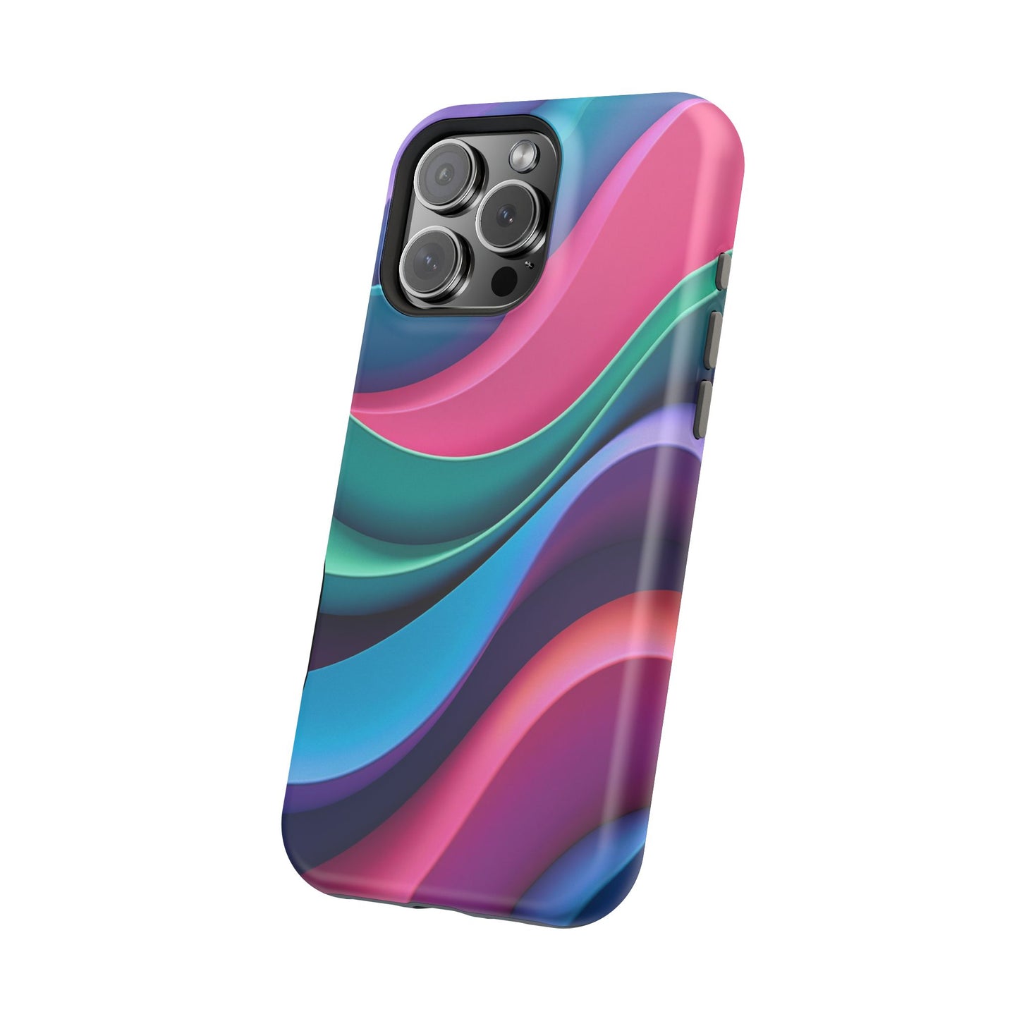 Aesthetic Wave Phone Case - Colorful iPhone Case, Ocean Gift Idea, Trendy Summer Accessory