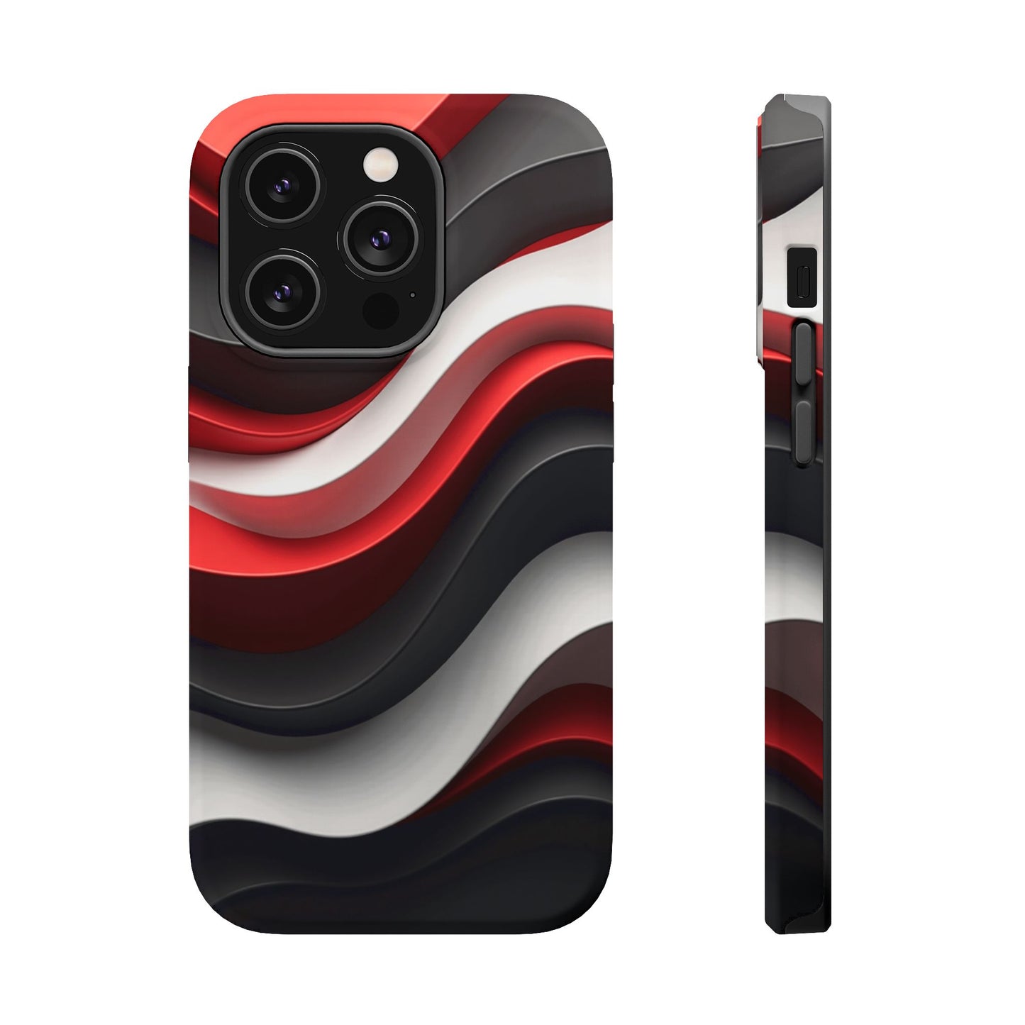 Statement Wave Phone Case - Aesthetic iPhone Case, Edgy Gift Idea, Trendy Summer Accessory