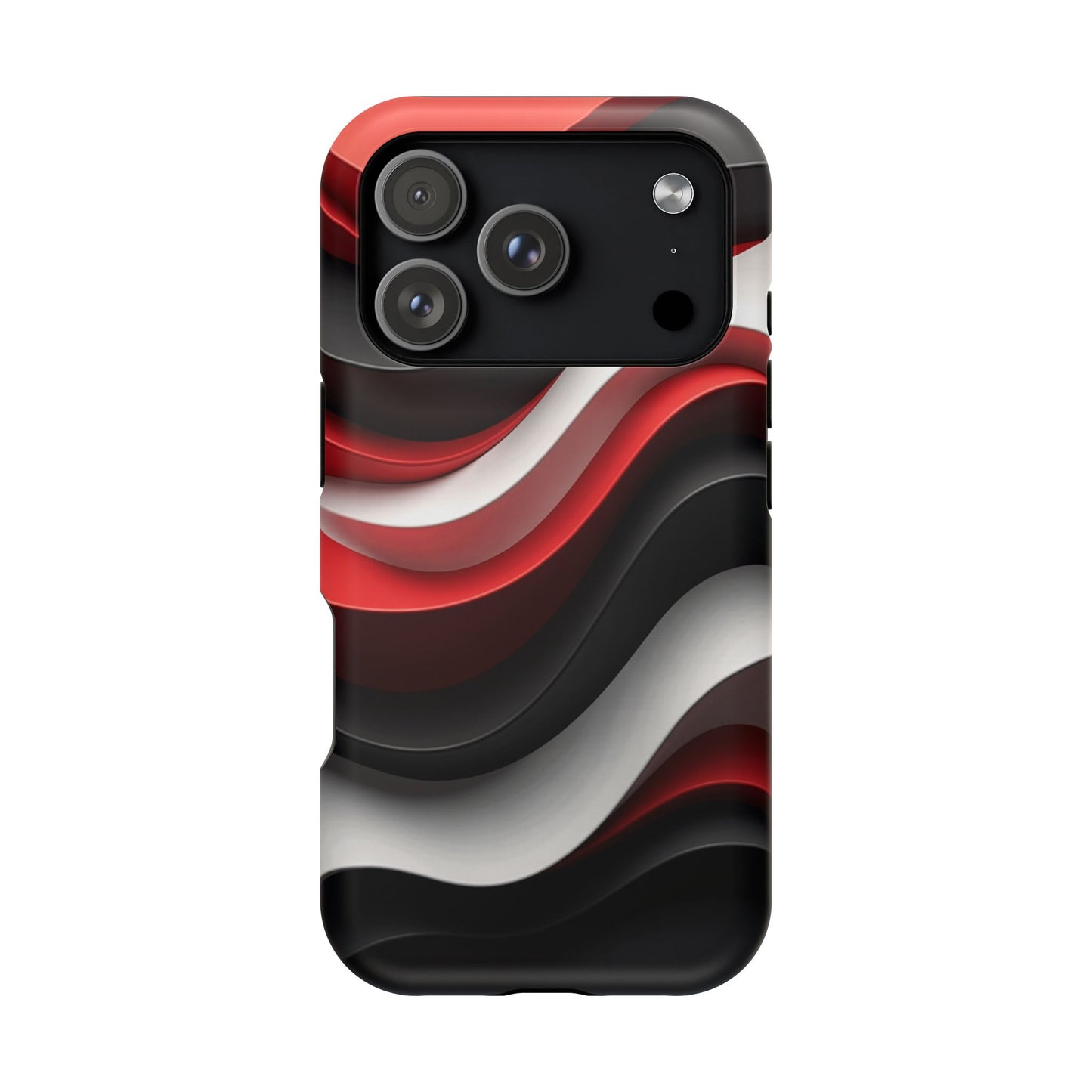 Statement Wave Phone Case - Aesthetic iPhone Case, Edgy Gift Idea, Trendy Summer Accessory