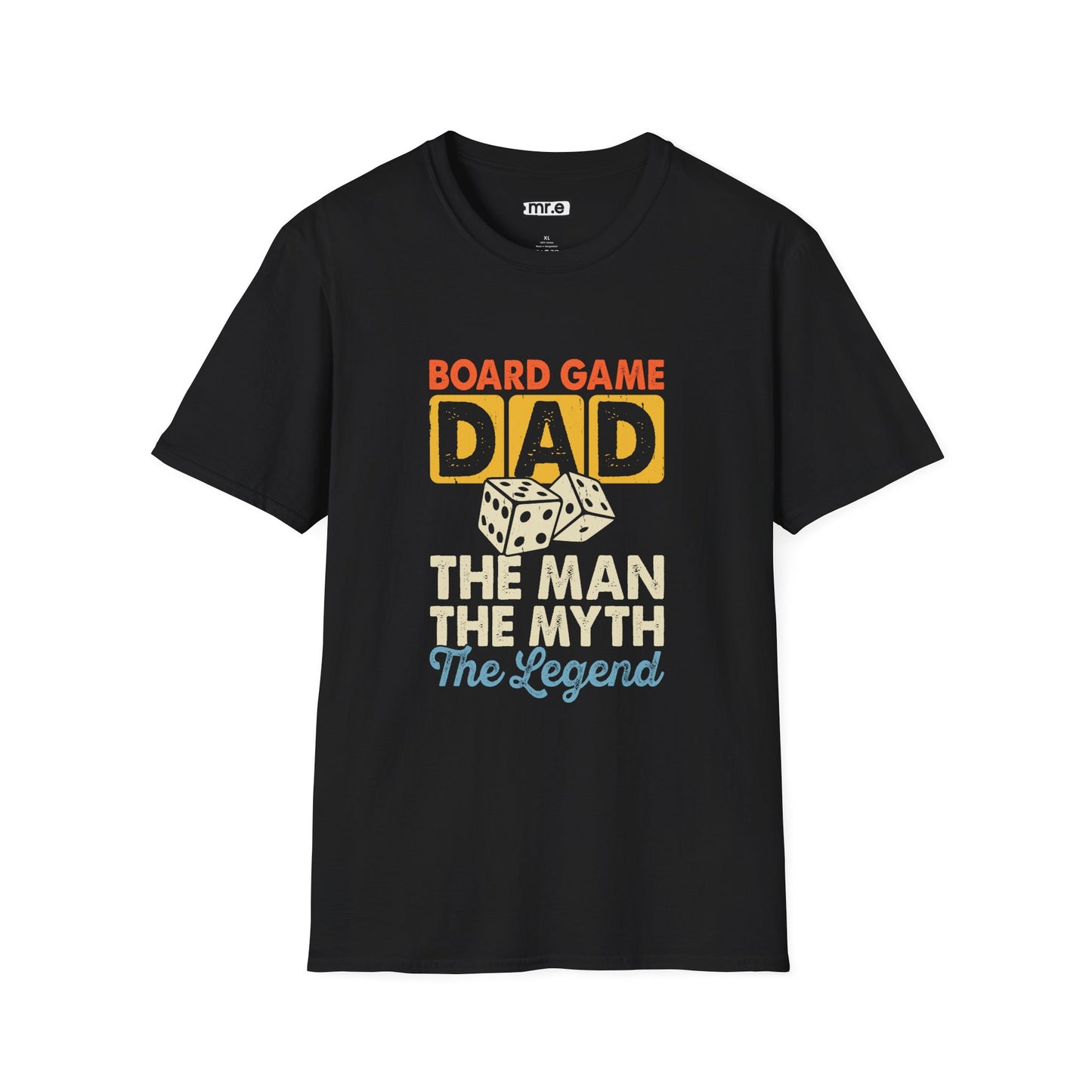 "Board Game Dad" Funny & Trendy Graphic Tee β Perfect Gift for Gamer Dads, Family Night Lovers & Game Night Champions