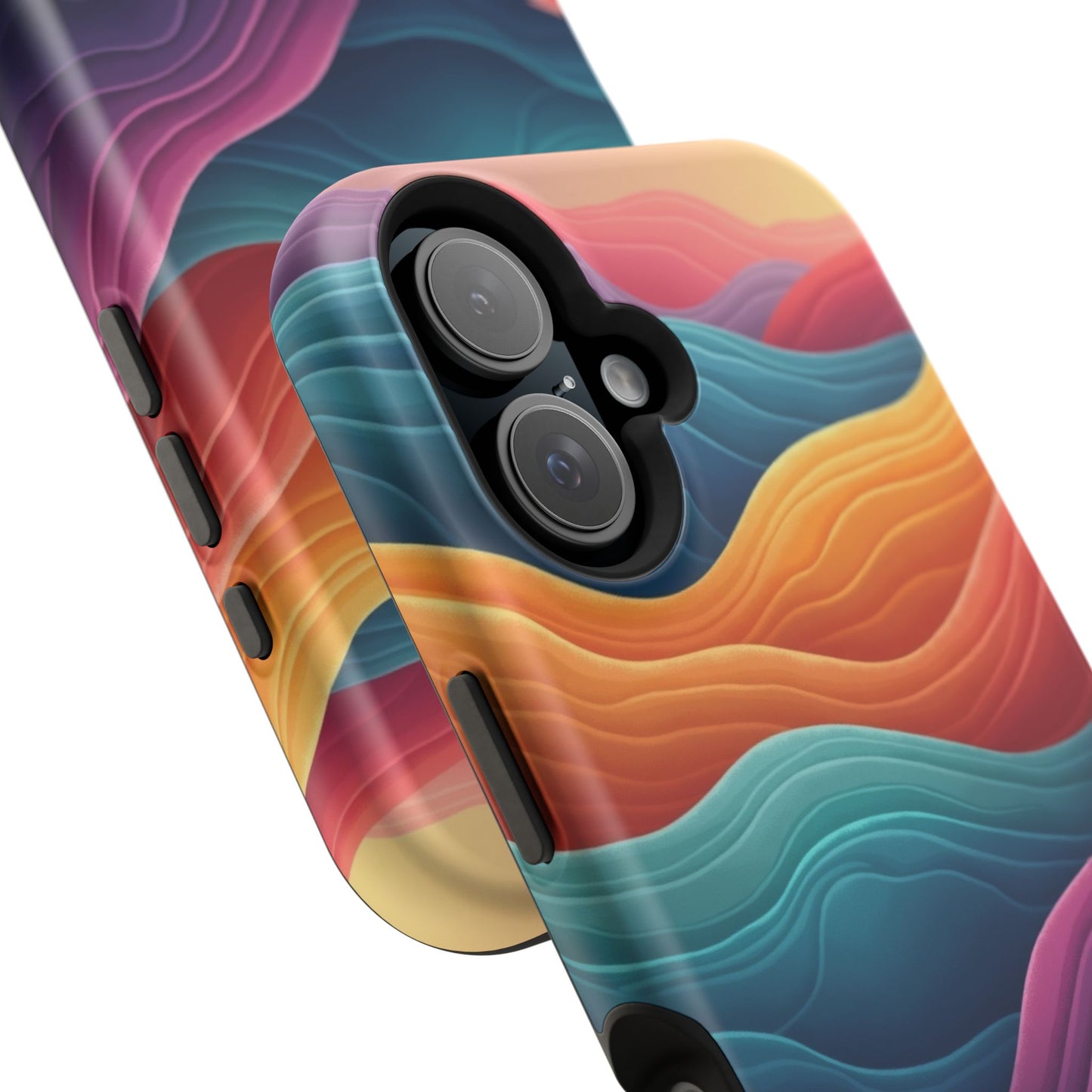Abstract Wave Phone Case - Aesthetic iPhone Case, Pastel Gift Idea, Trendy Summer Accessory