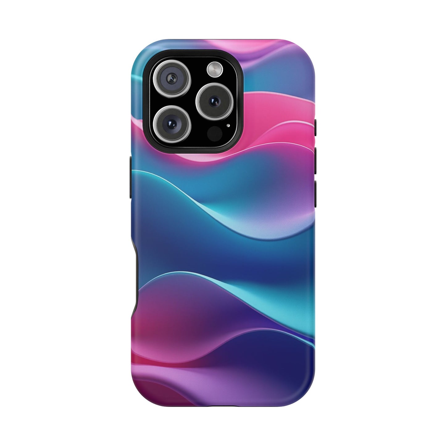 Aesthetic Wave Phone Case - Pastel iPhone Case, Cute Tumbler Gift Idea, Soft Girl Design