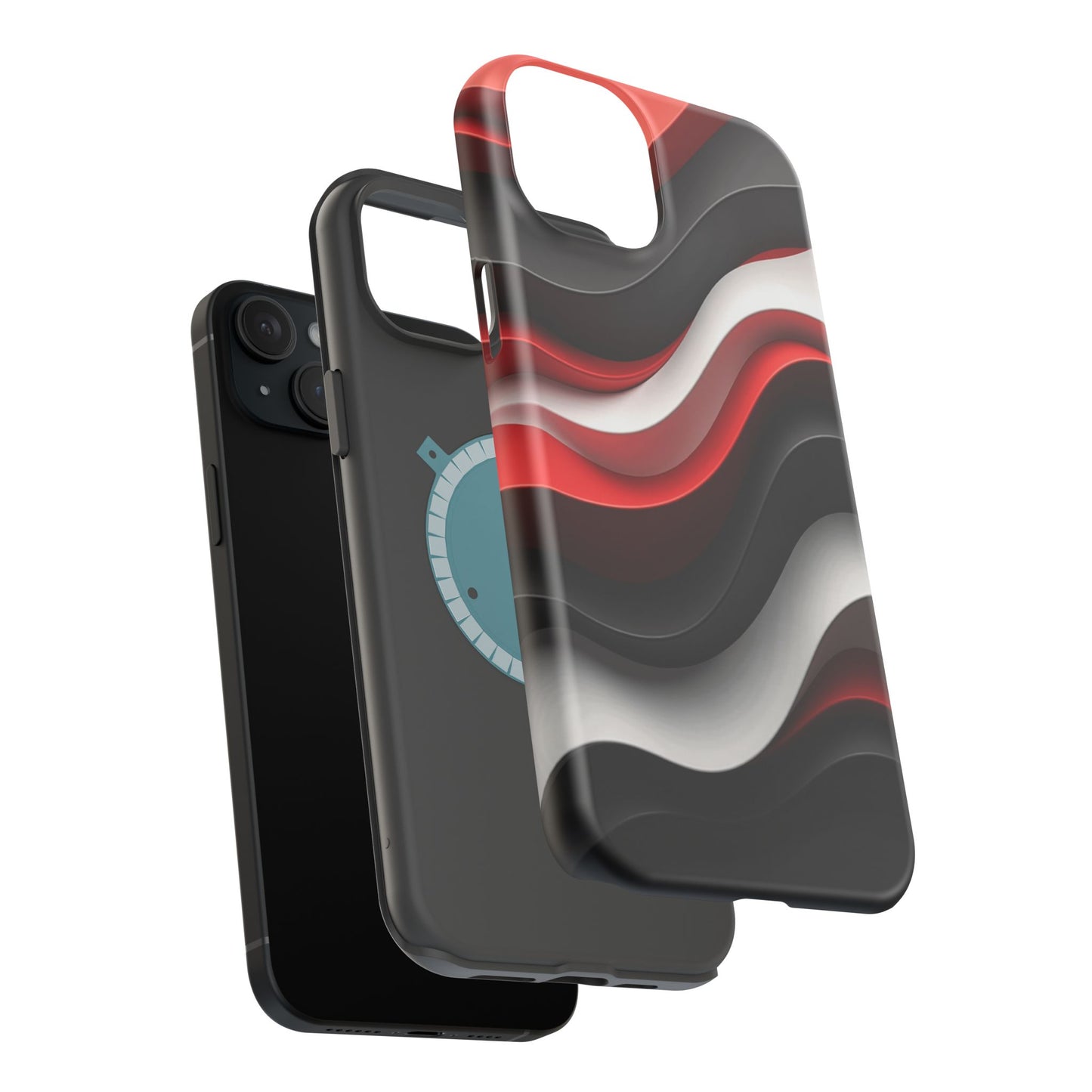 Statement Wave Phone Case - Aesthetic iPhone Case, Edgy Gift Idea, Trendy Summer Accessory