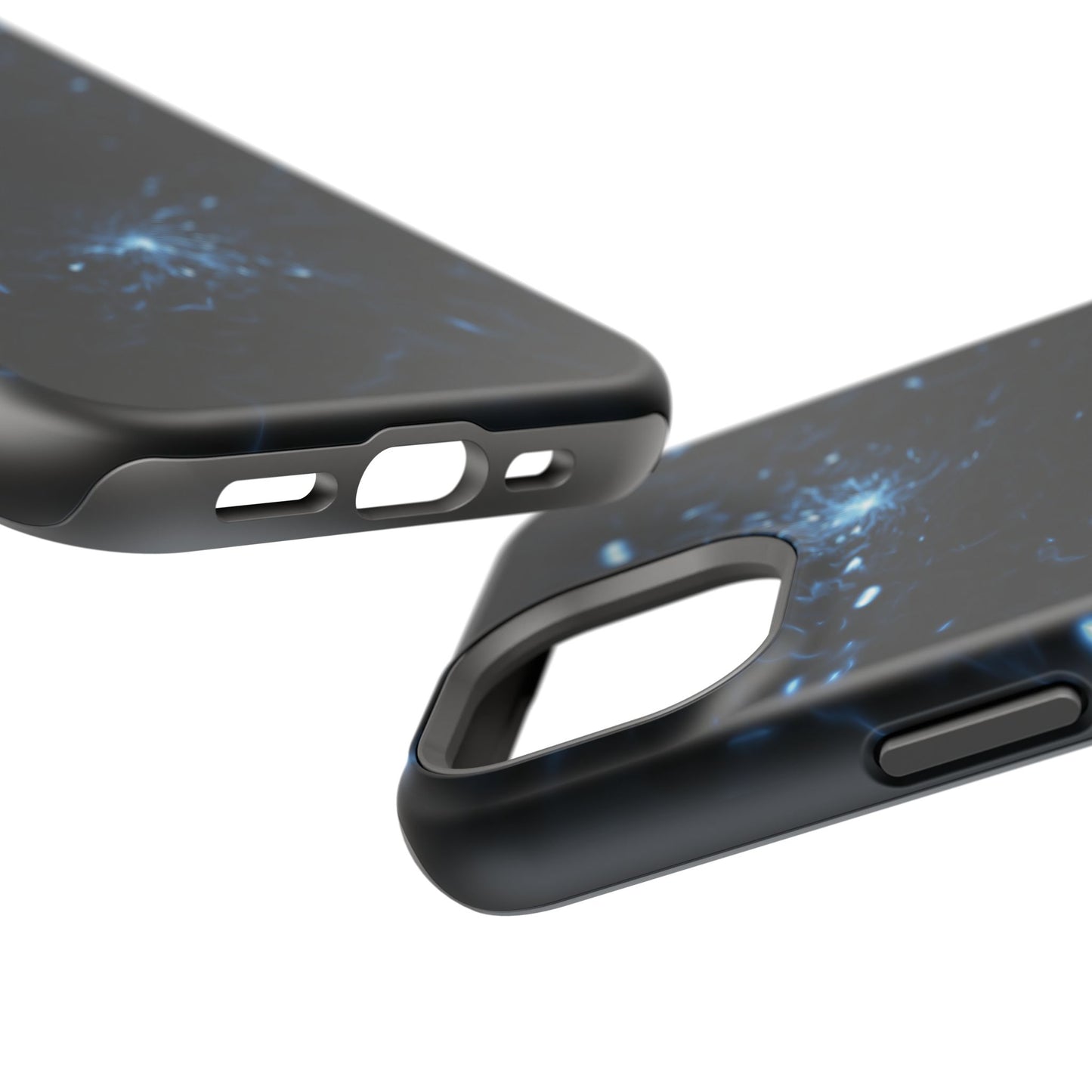 Galaxy Phone Case - Aesthetic iPhone Case | Blue Abstract Energy Design | Gifts for Him/Her | Sci-Fi Tech Vibes