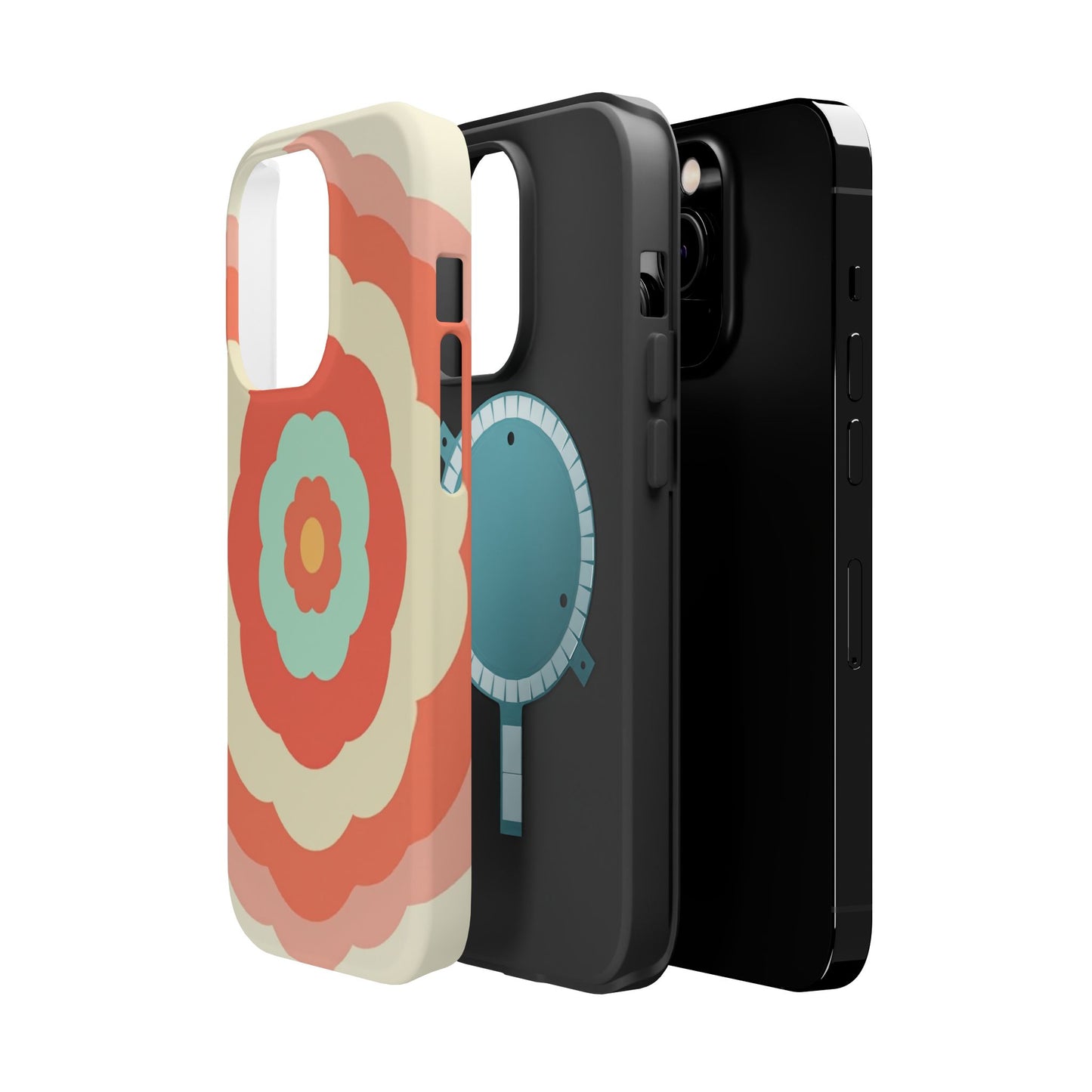 Cute Flower Phone Case - Pastel Aesthetic iPhone Case, Kawaii Gift Idea, Retro Floral Design