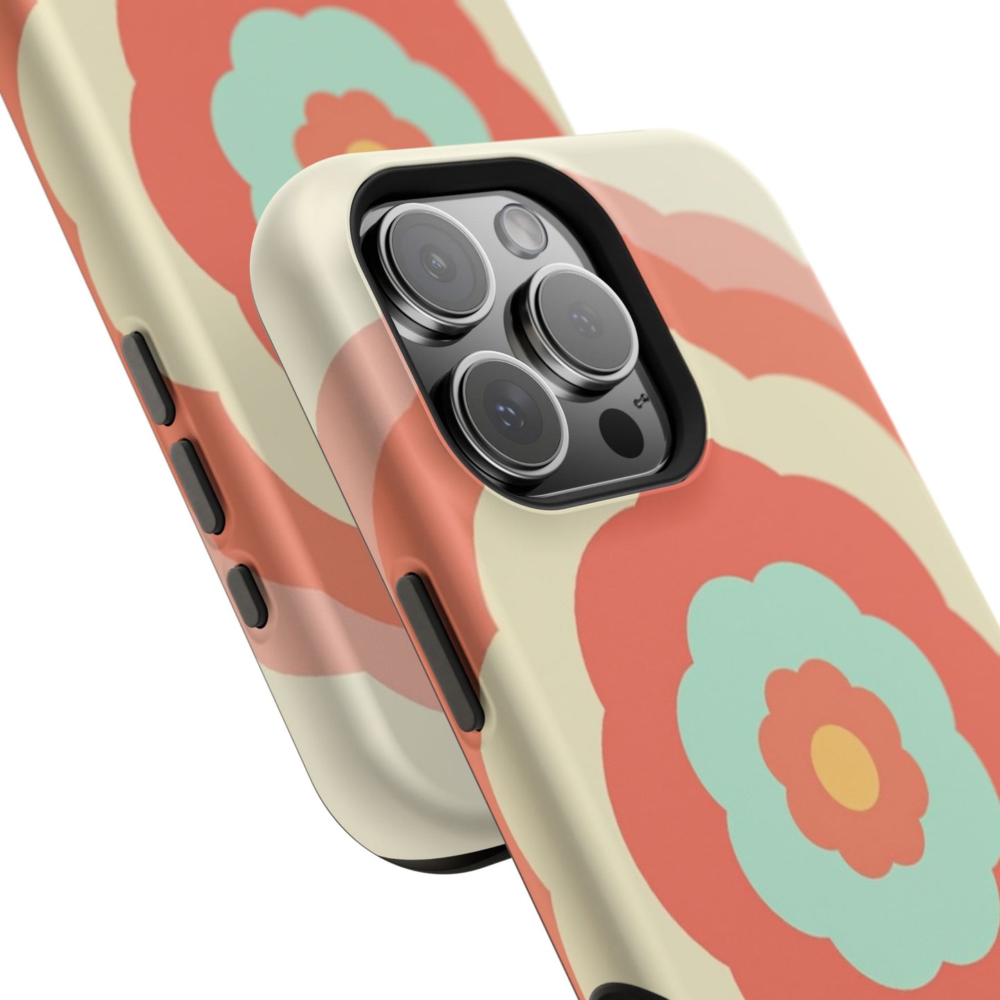 Cute Flower Phone Case - Pastel Aesthetic iPhone Case, Kawaii Gift Idea, Retro Floral Design
