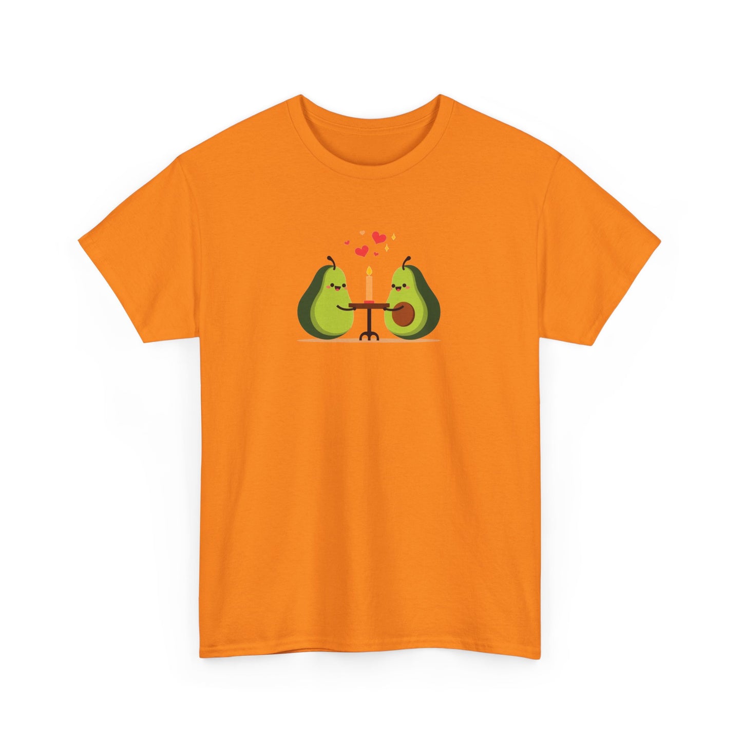 Cute Avocado Couple T-Shirt – “Avocuddles Date Night” – Funny Romantic Tee for Foodie Lovers & Veggie Fans