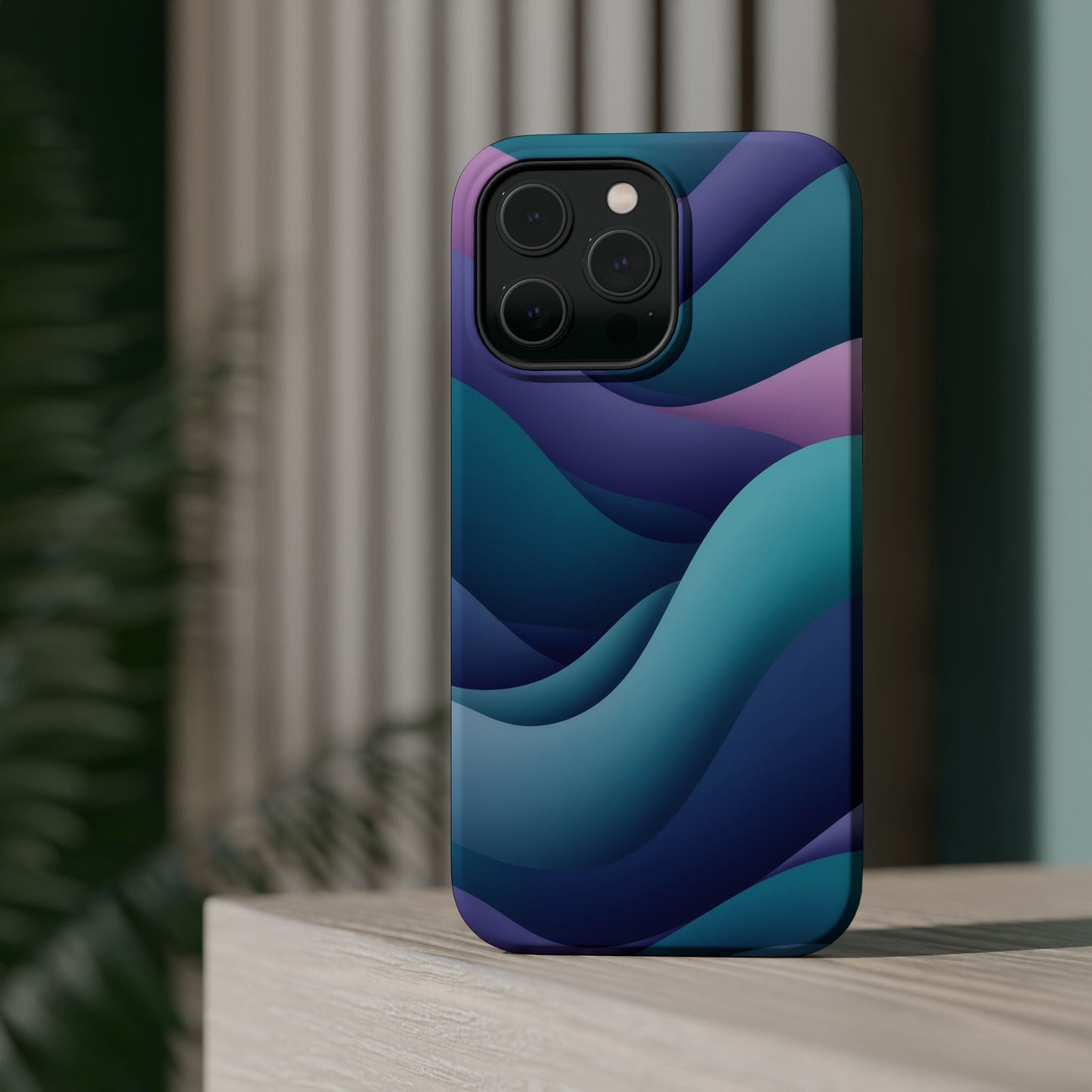Oceanic Serenity Phone Case - Calming Blue Wave Aesthetic | Nature Inspired Gift Idea