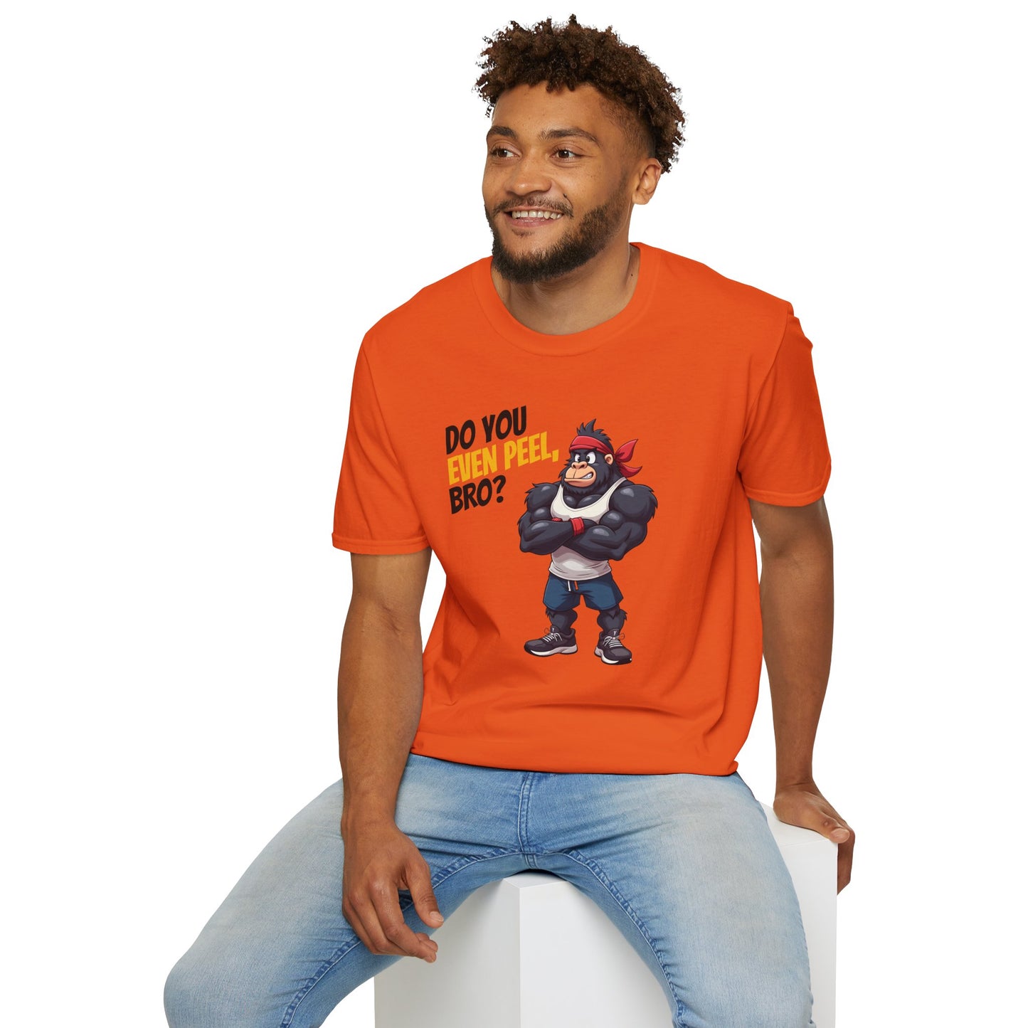 Do You Even Peel, Bro? β Funny Gym Gorilla T-Shirt