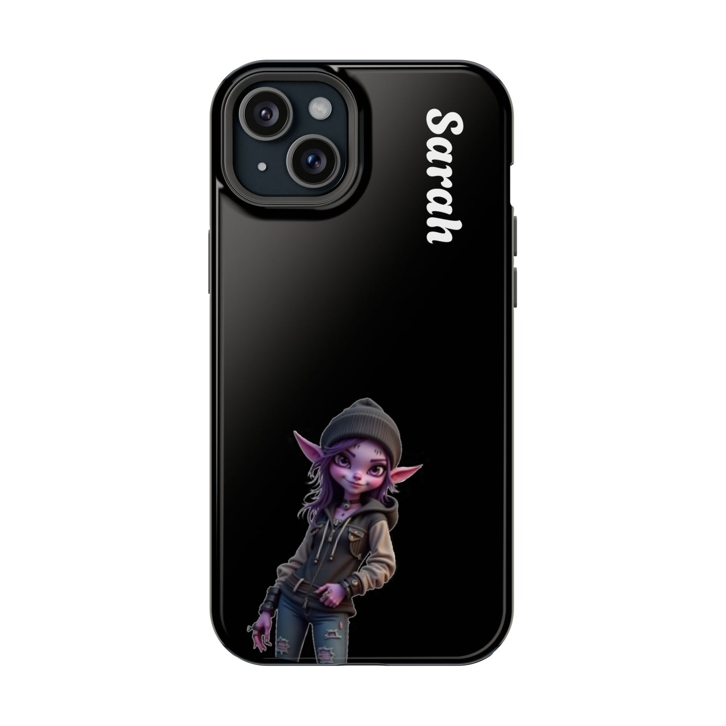 Personalized Elf Phone Case - Custom Name Aesthetic Y2K Gift | Cool Character Cases for Teens & Girls