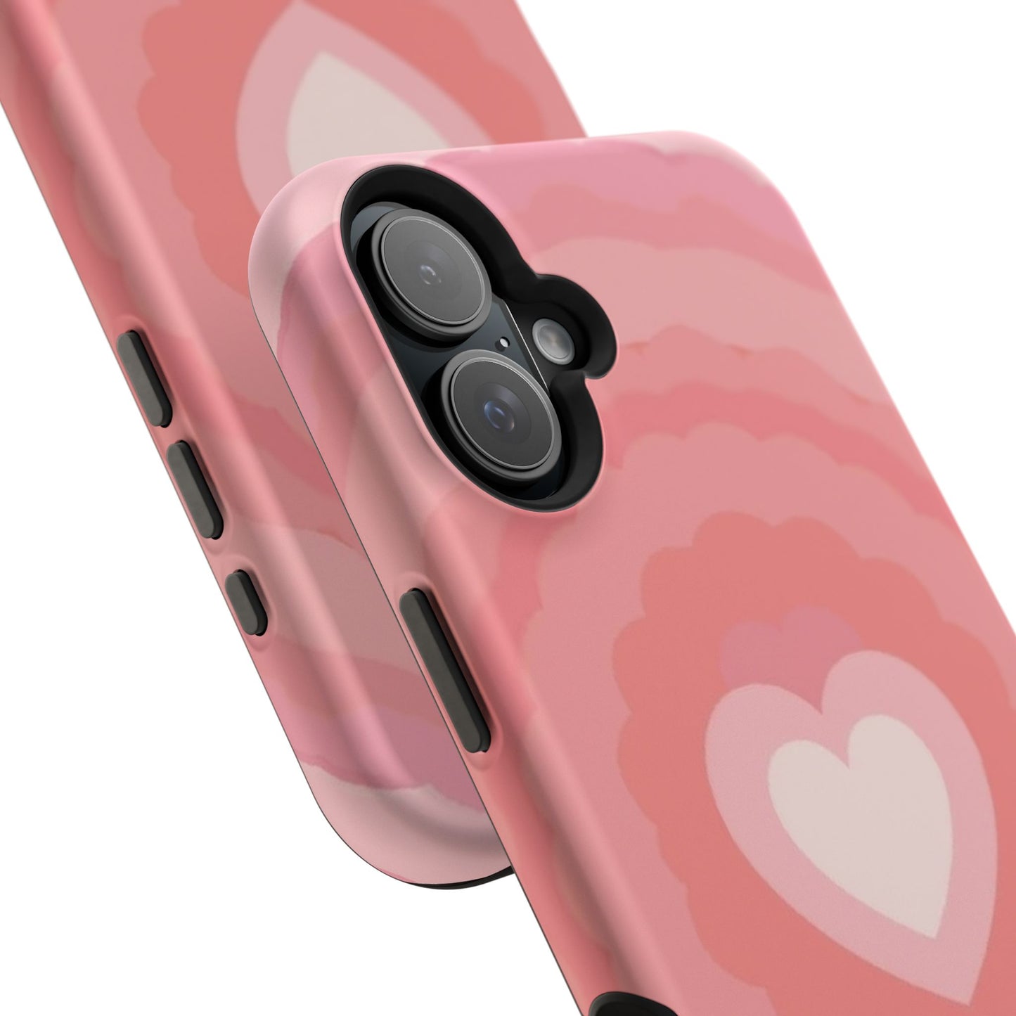 Heart Ripple iPhone Case - Cute Pink Aesthetic - Kawaii Gift for Her