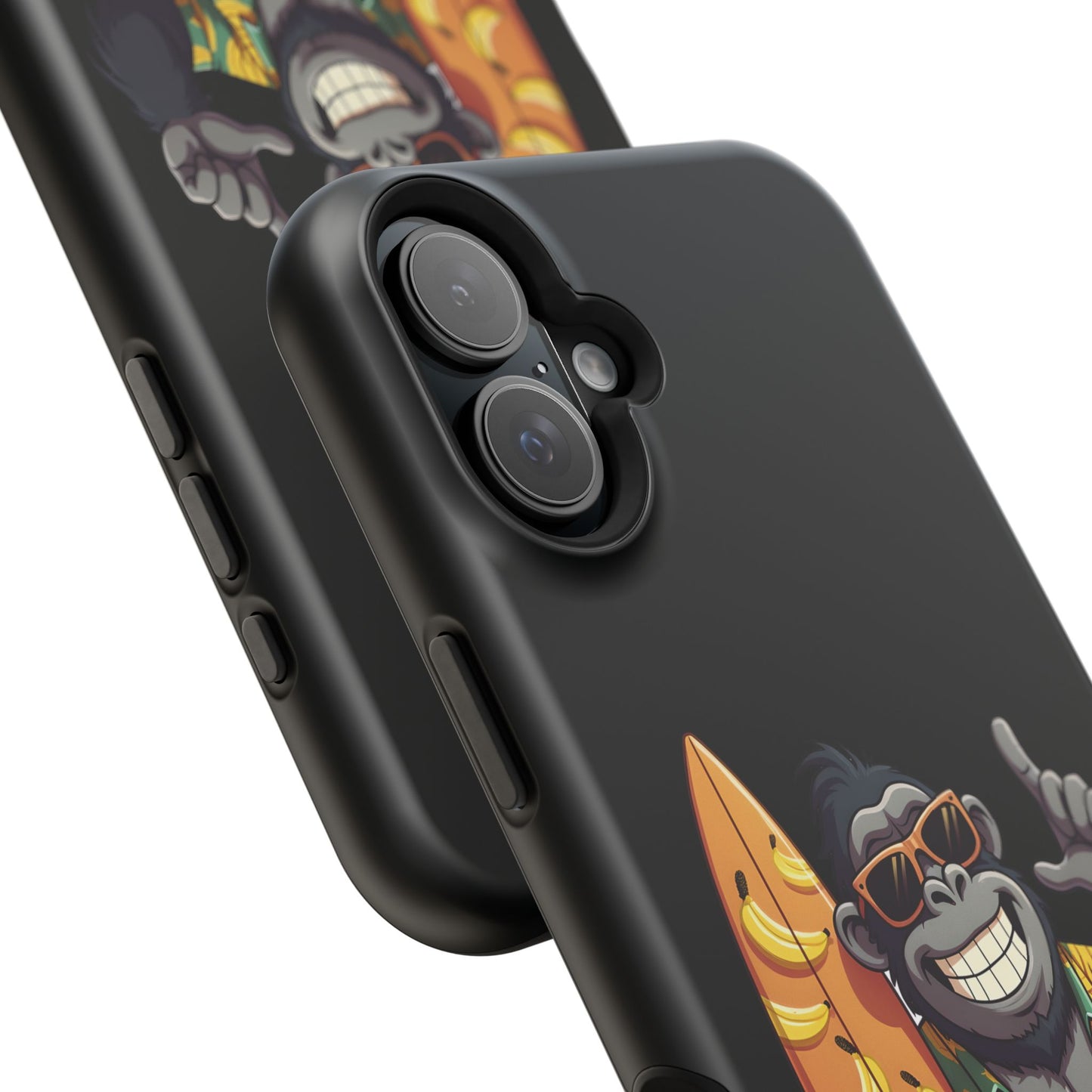 Banana Vibes Surf Gorilla Phone Case β Tropical Chill Meets Jungle Fun