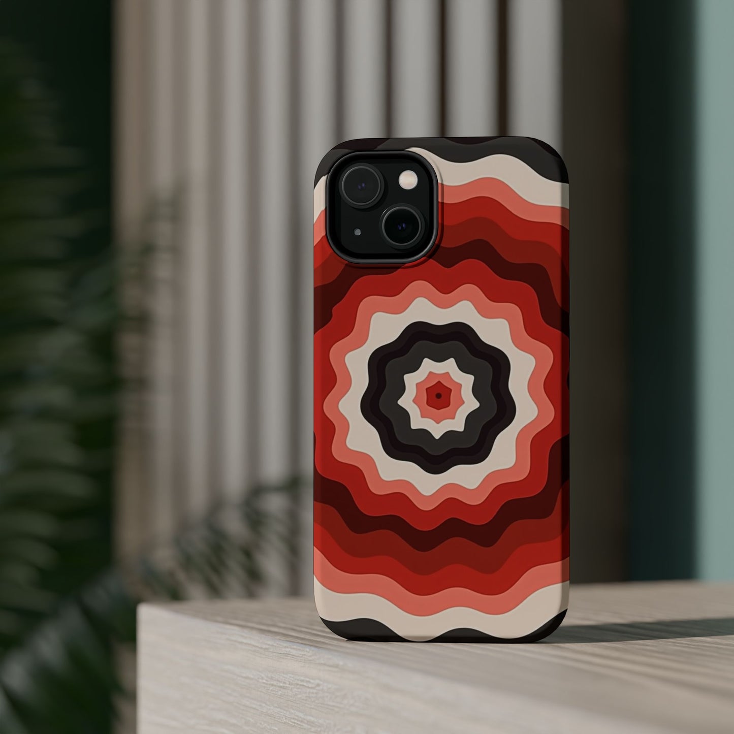 70s Wave Phone Case - Aesthetic iPhone Case, Vintage Gift Idea, Trendy Summer Accessory
