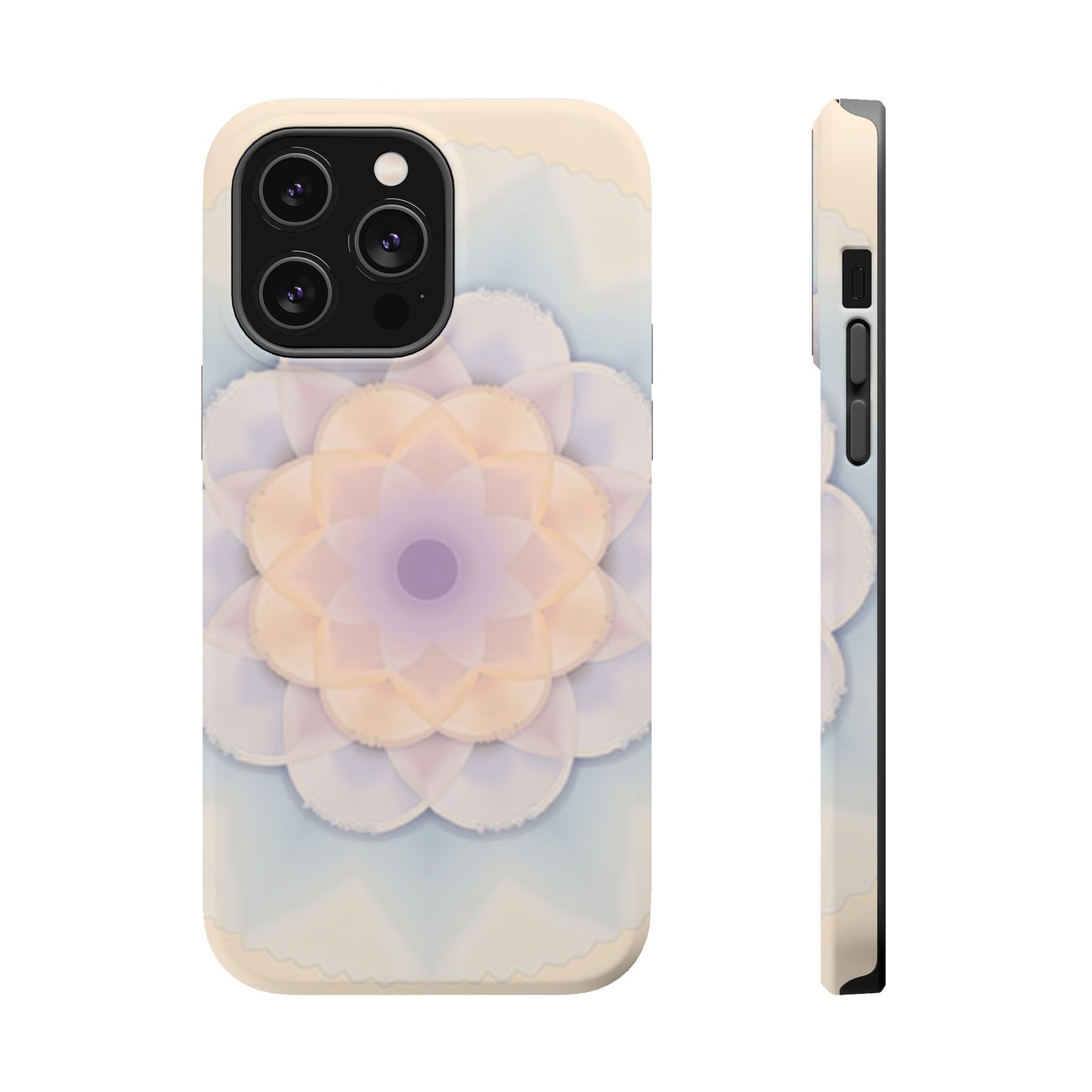 Pastel Mandala Phone Case - Aesthetic iPhone Case, Floral Gift Idea, Spiritual Zen Design