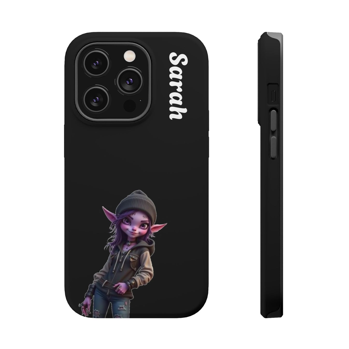 Personalized Elf Phone Case - Custom Name Aesthetic Y2K Gift | Cool Character Cases for Teens & Girls