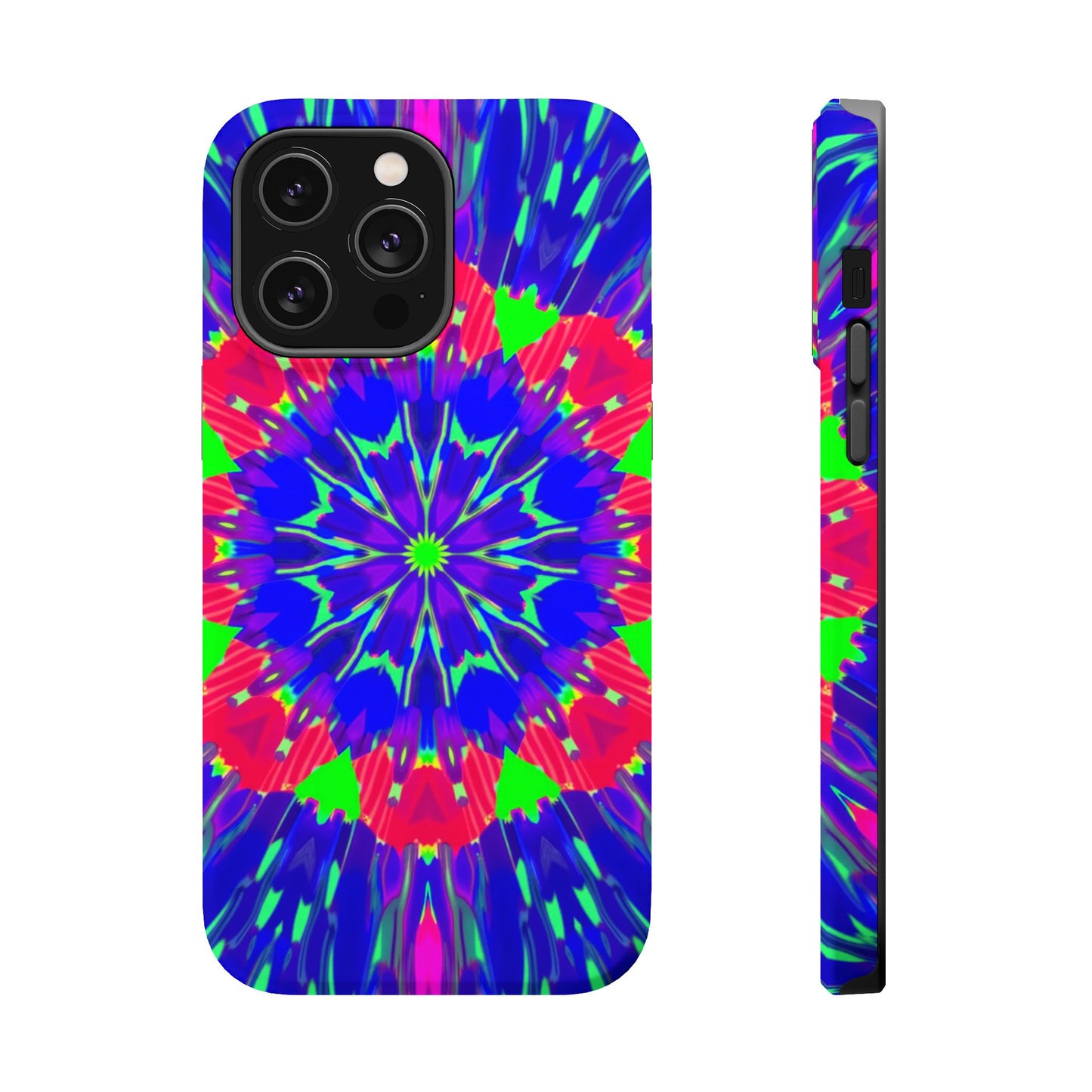Neon Phone Case - Trippy iPhone Case, Rave Gift Idea, Aesthetic Y2K Accessory
