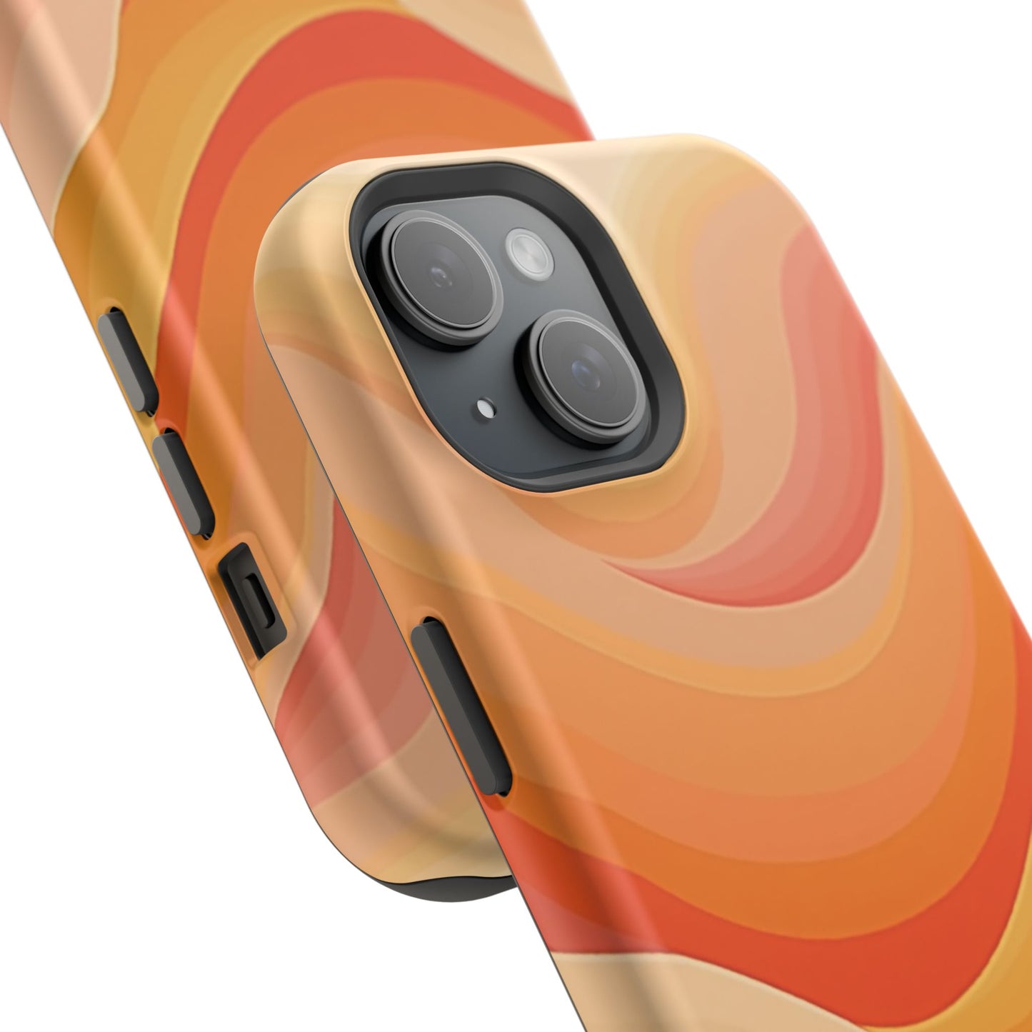 Retro Wave Phone Case - 70s Inspired Aesthetic | Orange Gradient iPhone Case | Gifts for Her | Vintage Style Sun Design