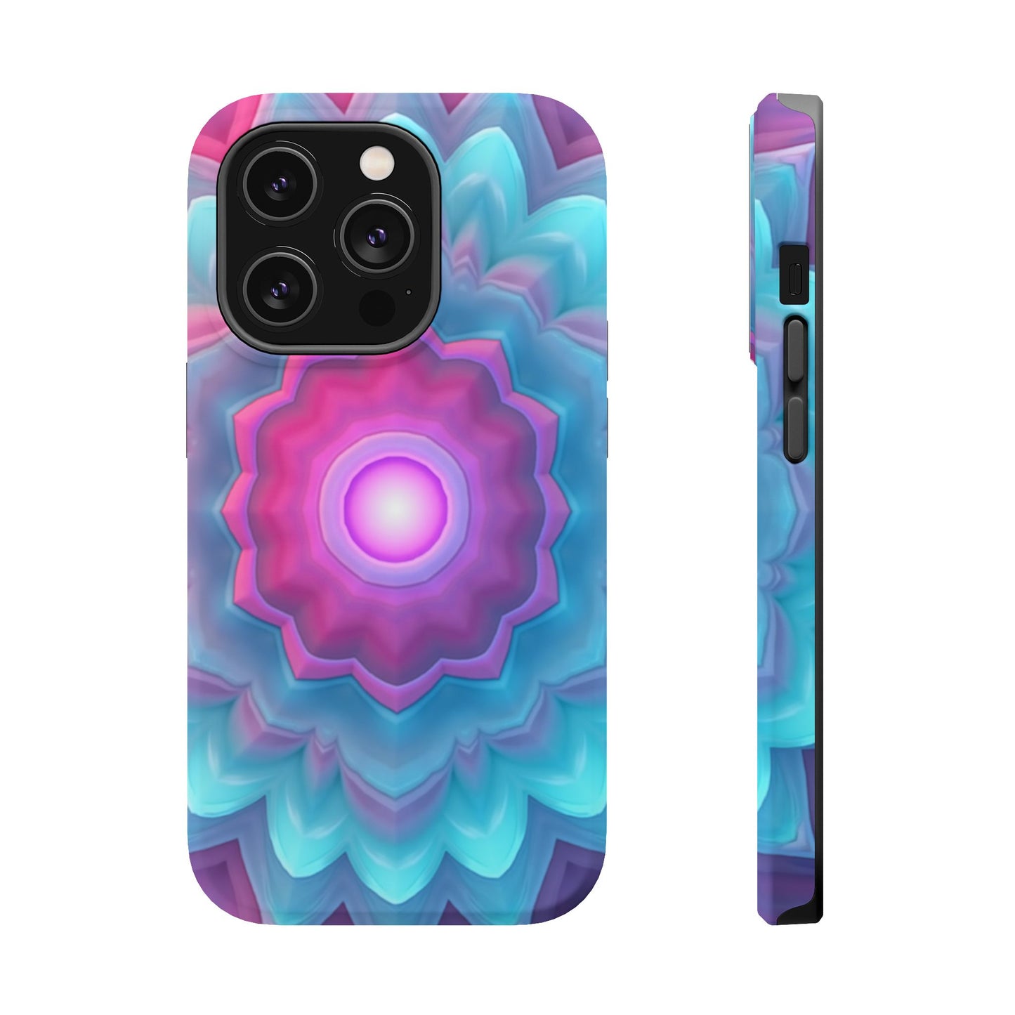 Cosmic Bloom iPhone Case - Galaxy Floral Design, Aesthetic Gift Idea