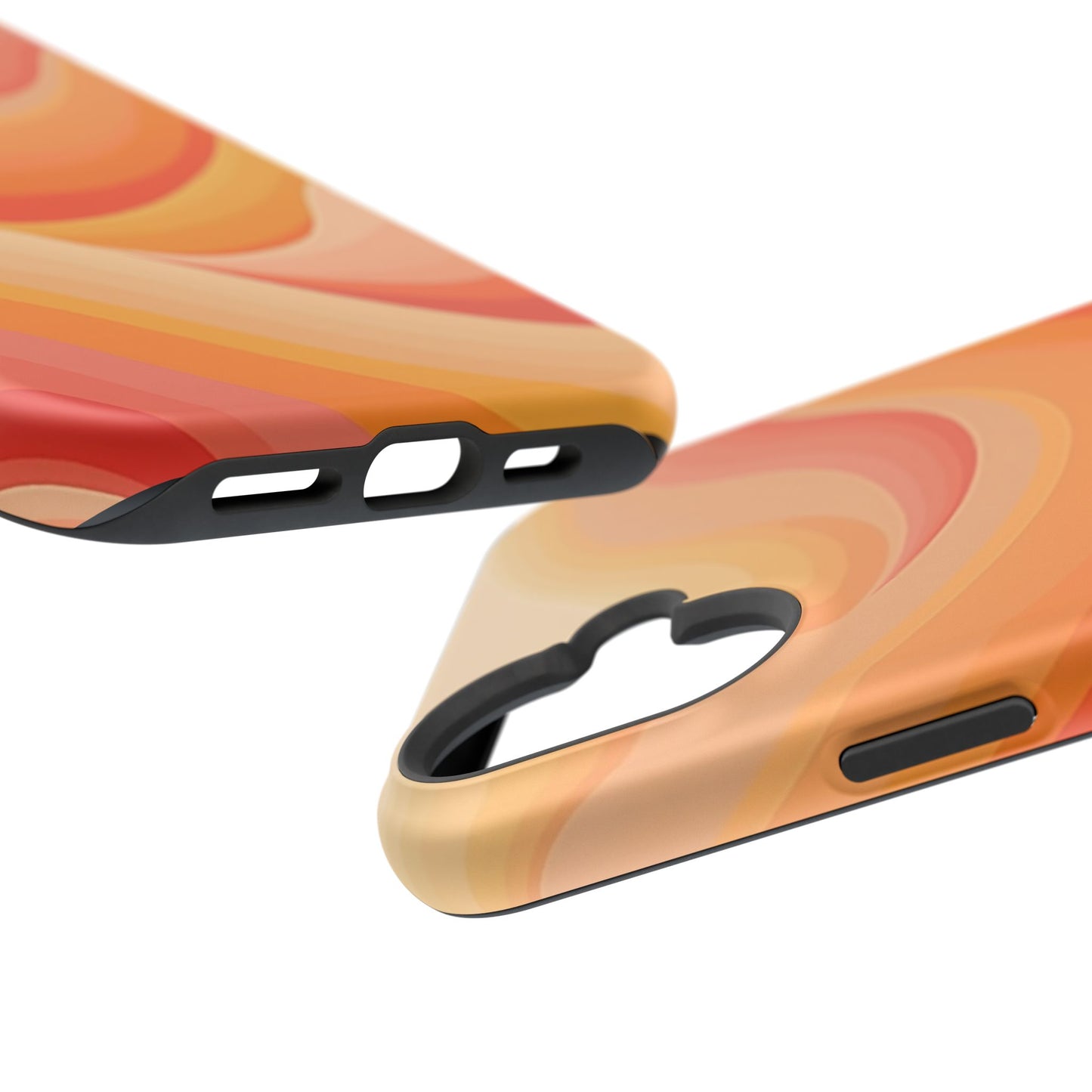 Retro Wave Phone Case - 70s Inspired Aesthetic | Orange Gradient iPhone Case | Gifts for Her | Vintage Style Sun Design