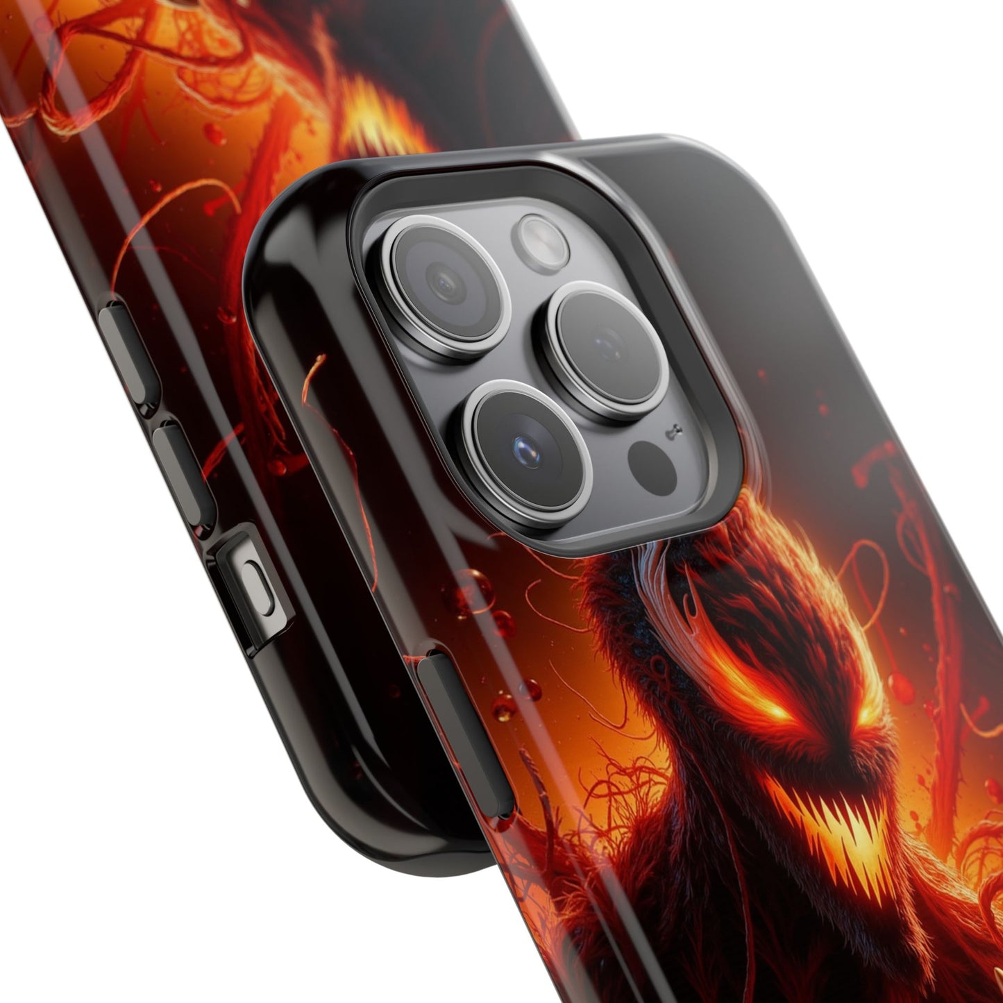 Fiery Alien Phone Case - Aesthetic iPhone Case | Sci-Fi Art Design | Gifts for Him | Unique Phone Accessories