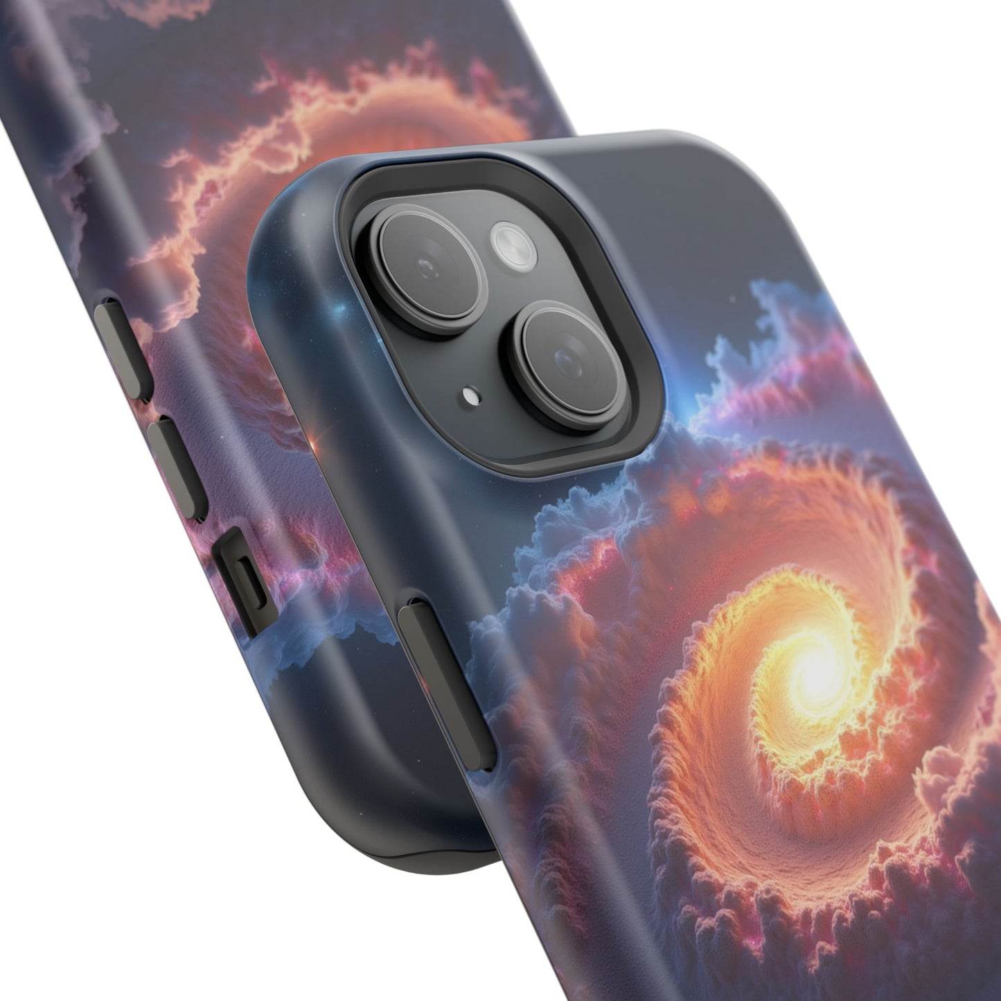Ethereal Spiral Galaxy Phone Case for iPhone | Dreamy Aesthetic Slim Protective Cover