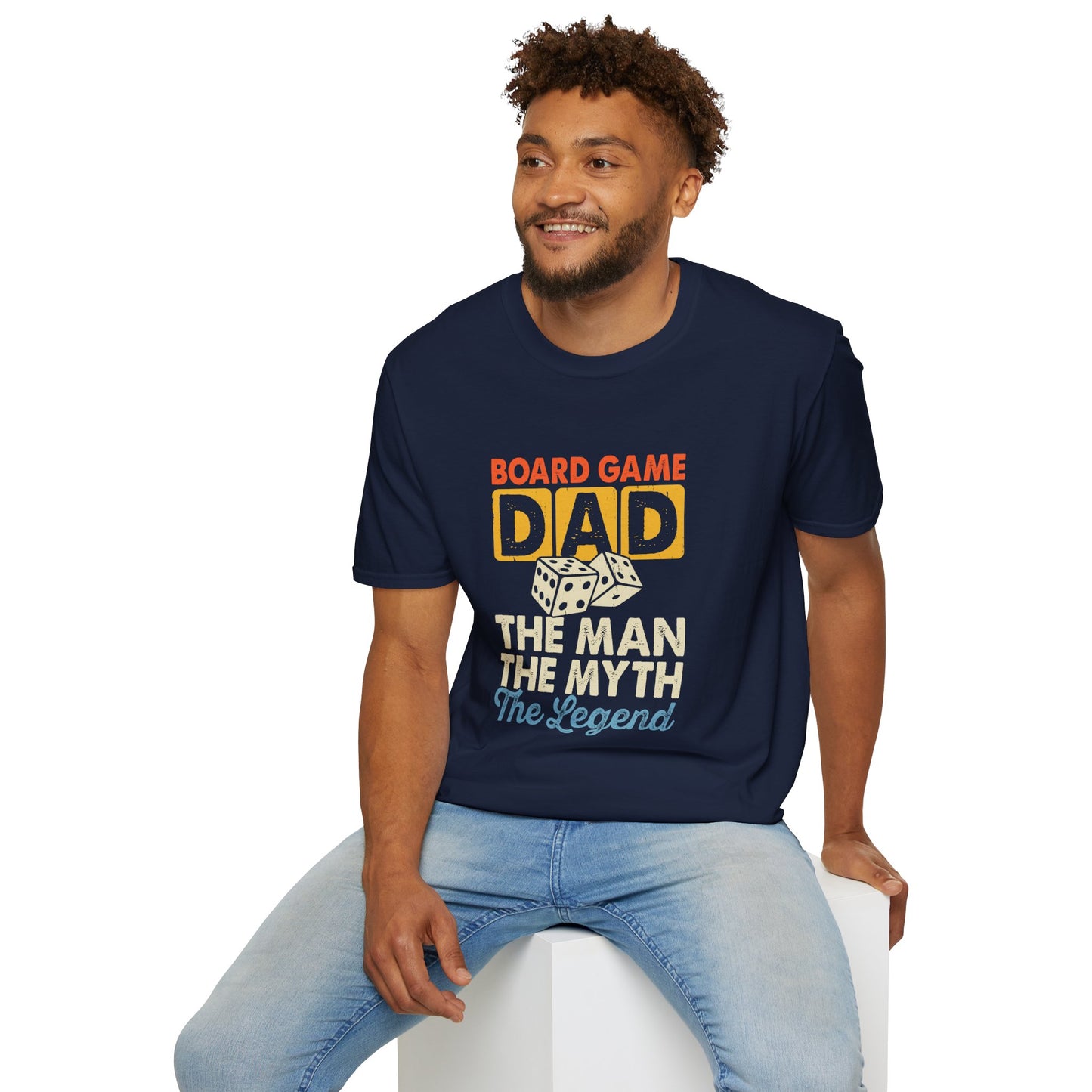 "Board Game Dad" Funny & Trendy Graphic Tee β Perfect Gift for Gamer Dads, Family Night Lovers & Game Night Champions