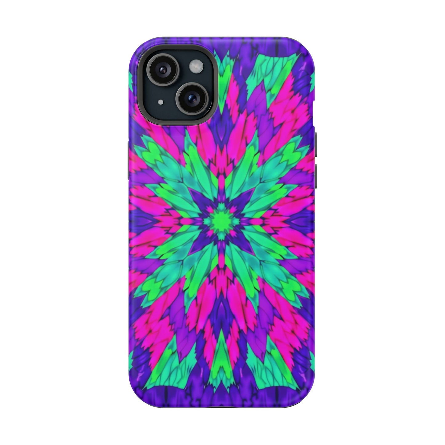 Psychedelic Mandala Phone Case - Trippy Art Gift | Colorful Flower Cases for iPhone Lovers