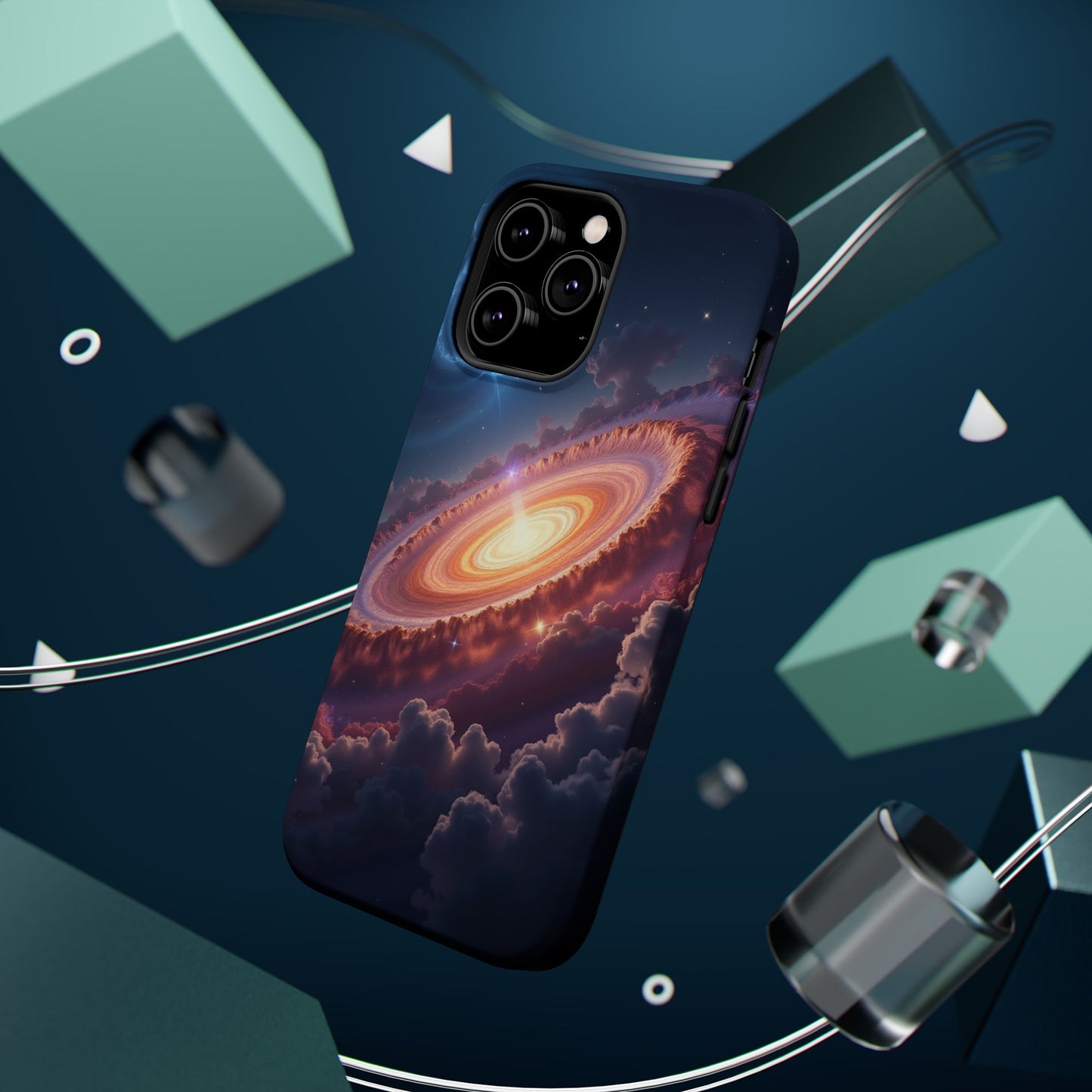 Galaxy Phone Case - Celestial Space iPhone Case, Cosmic Gift Idea, Aesthetic Spiral Design