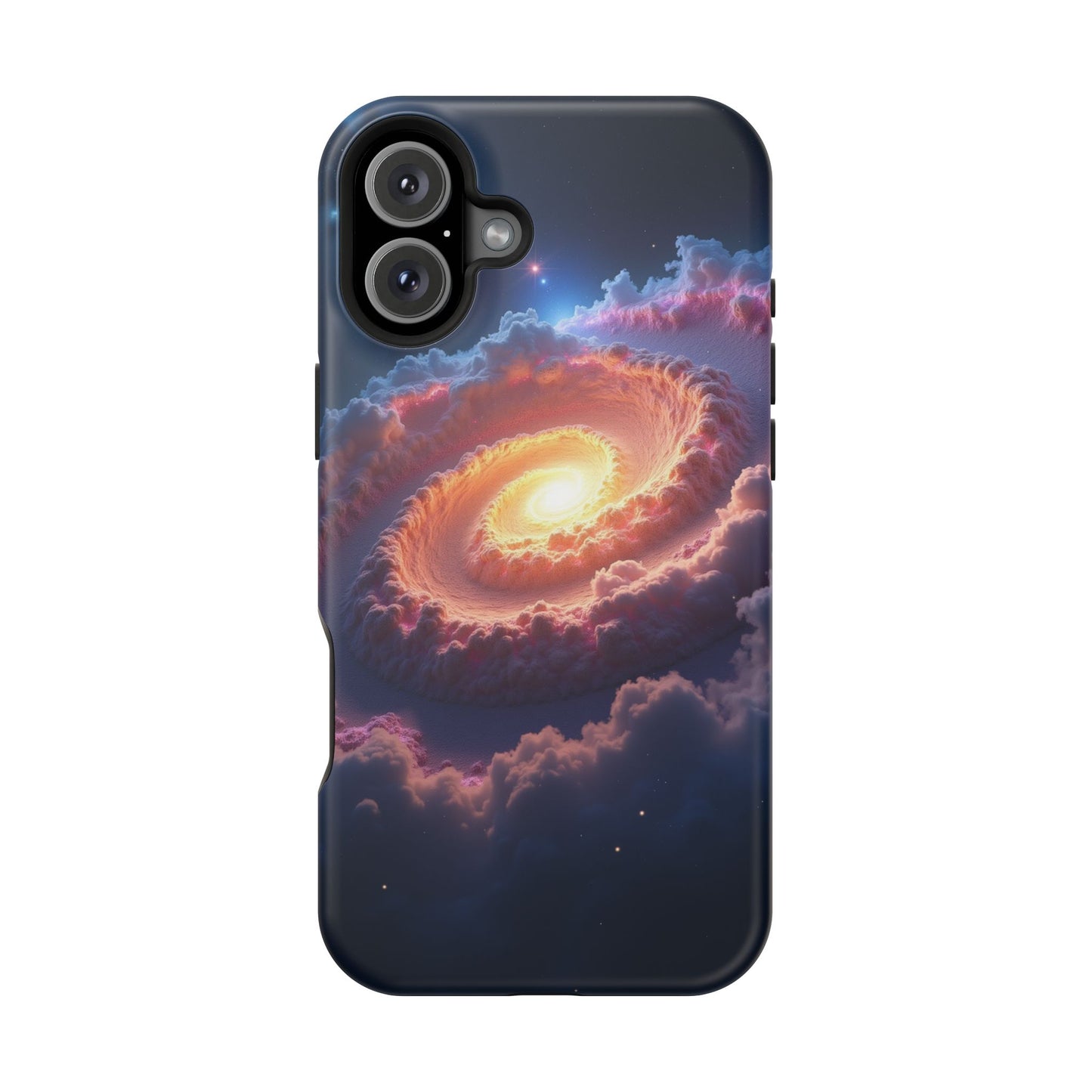 Ethereal Spiral Galaxy Phone Case for iPhone | Dreamy Aesthetic Slim Protective Cover