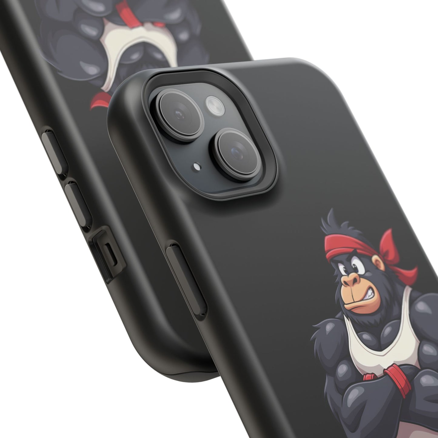 Red Band Gym Gorilla Phone Case β Fierce Style Meets Tough Protection