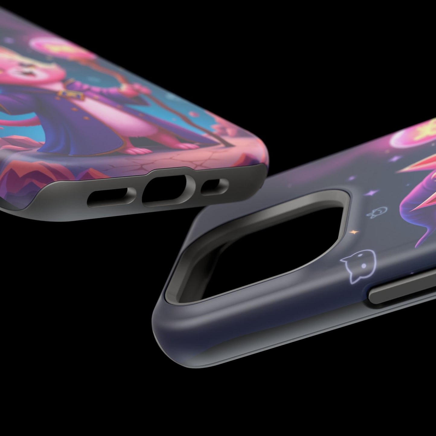 Magical Cat Sorcerer iPhone Case - Cute Fantasy Gift for Cat Lovers