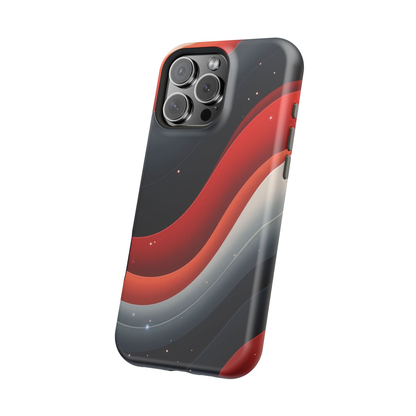 Celestial Waves iPhone Case - Galaxy Space Design, Aesthetic Gift Idea