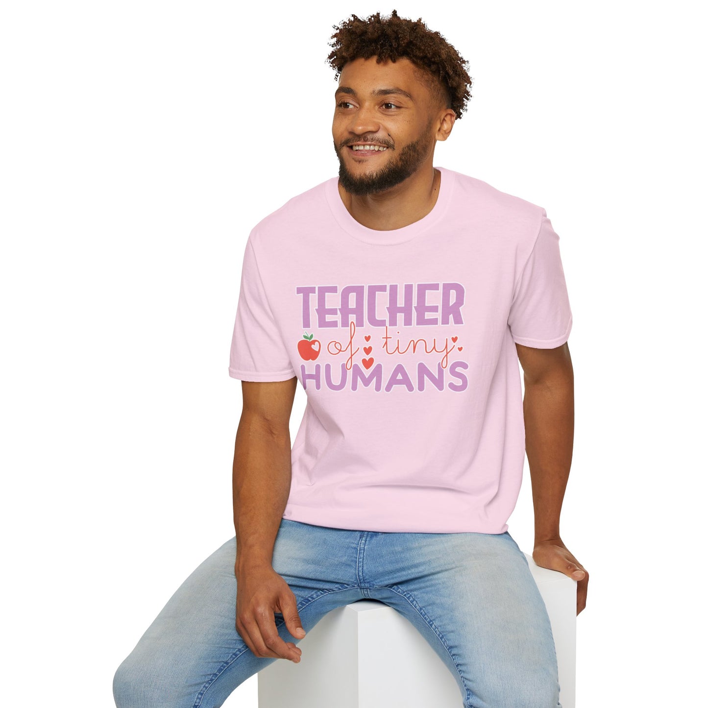 Teacher Appreciation Gift - “Teacher of Tiny Humans” Cute Tee, Preschool Teacher Shirt, Kindergarten Educator Gift