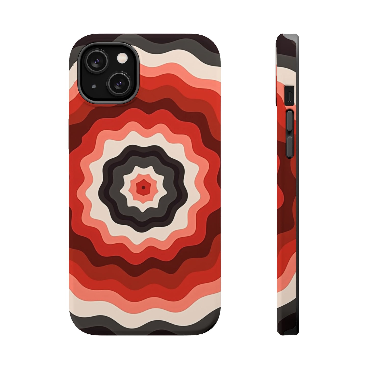 70s Wave Phone Case - Aesthetic iPhone Case, Vintage Gift Idea, Trendy Summer Accessory