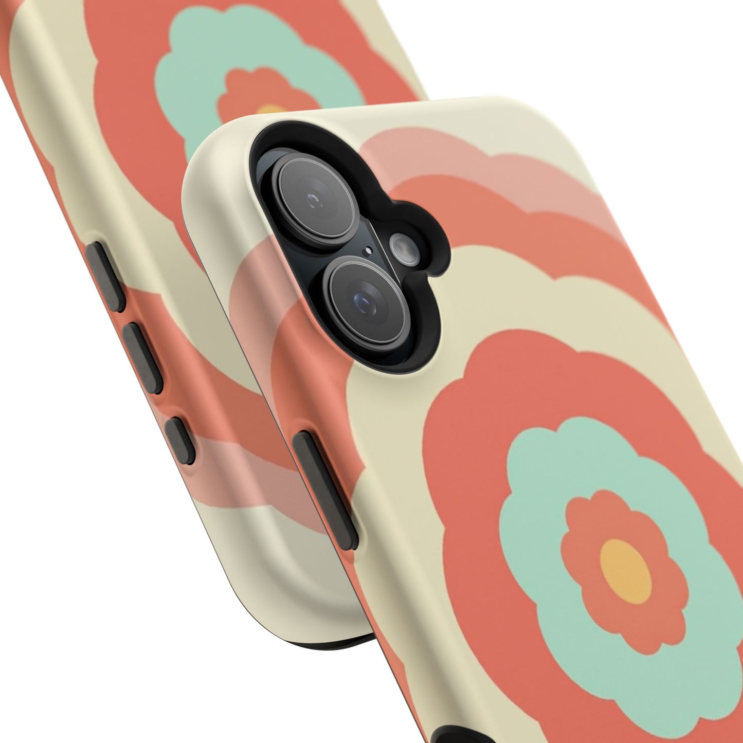 Cute Flower Phone Case - Pastel Aesthetic iPhone Case, Kawaii Gift Idea, Retro Floral Design